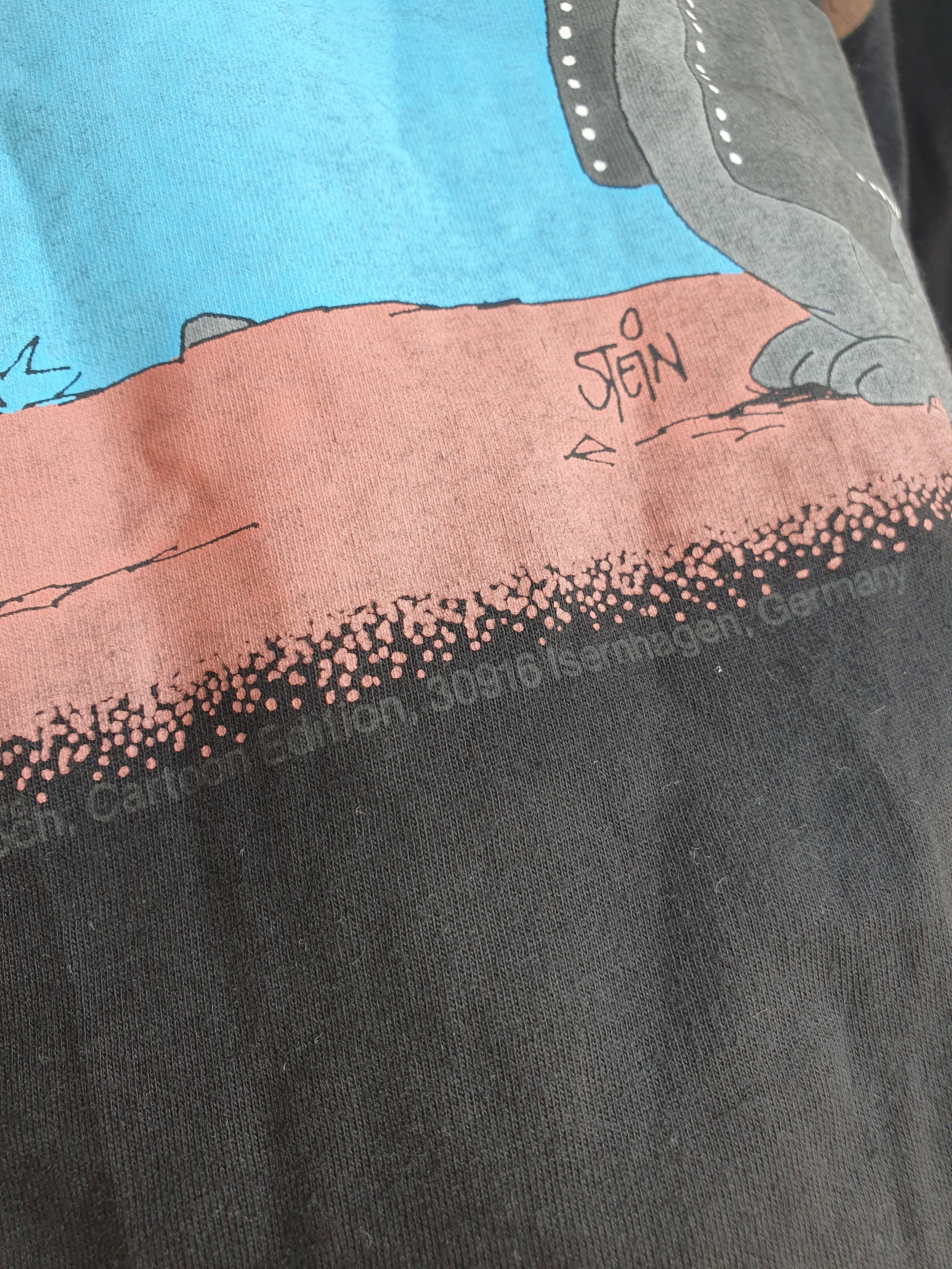 Anime Uli Stein & Koch Cartoon Germany Vintage t-shirt sz XL Size US XL / EU 56 / 4 - 12 Thumbnail