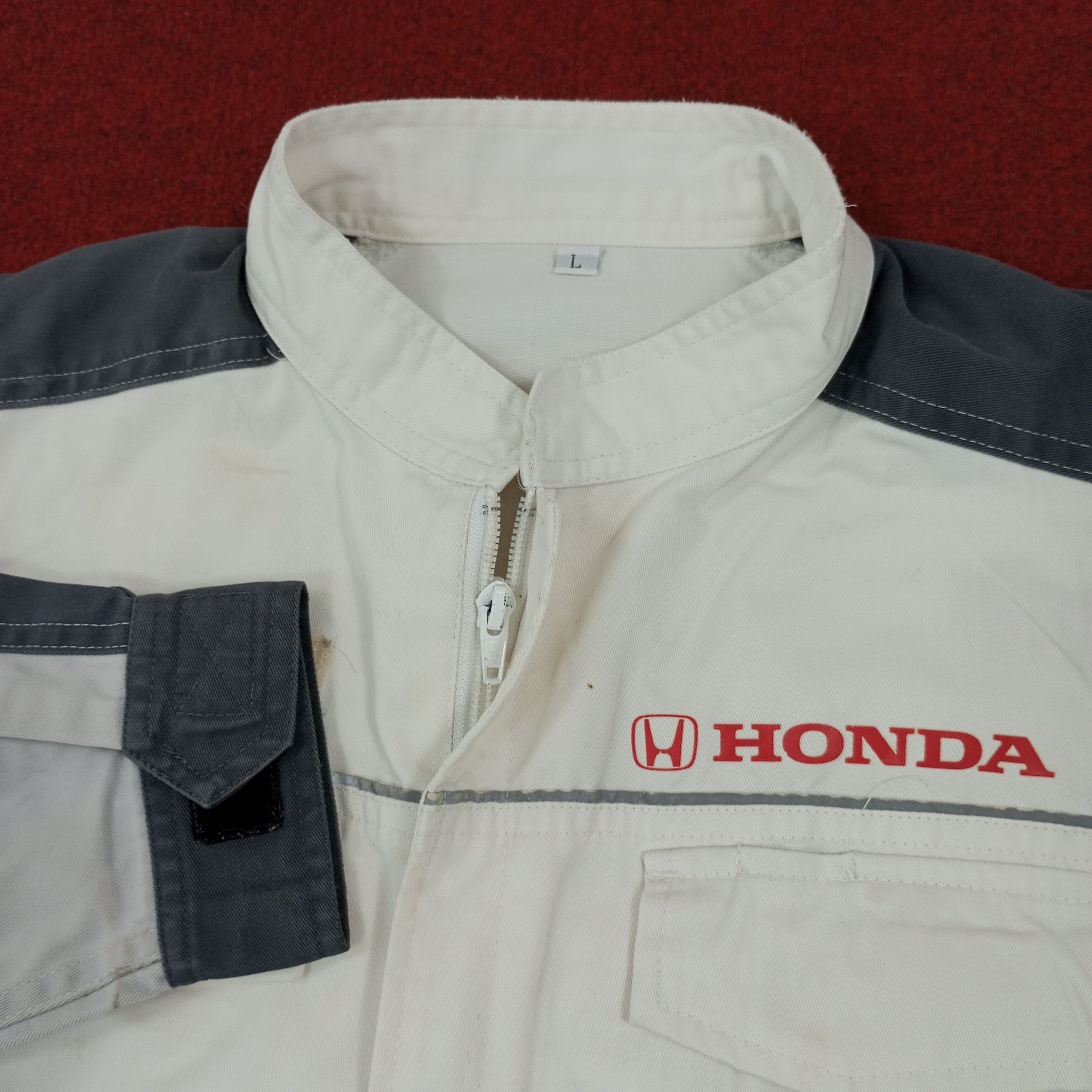 Honda × Vintage Honda Japanese Motorsports Racing Workwear Coverall Jacket Size US M / EU 48-50 / 2 - 9 Thumbnail