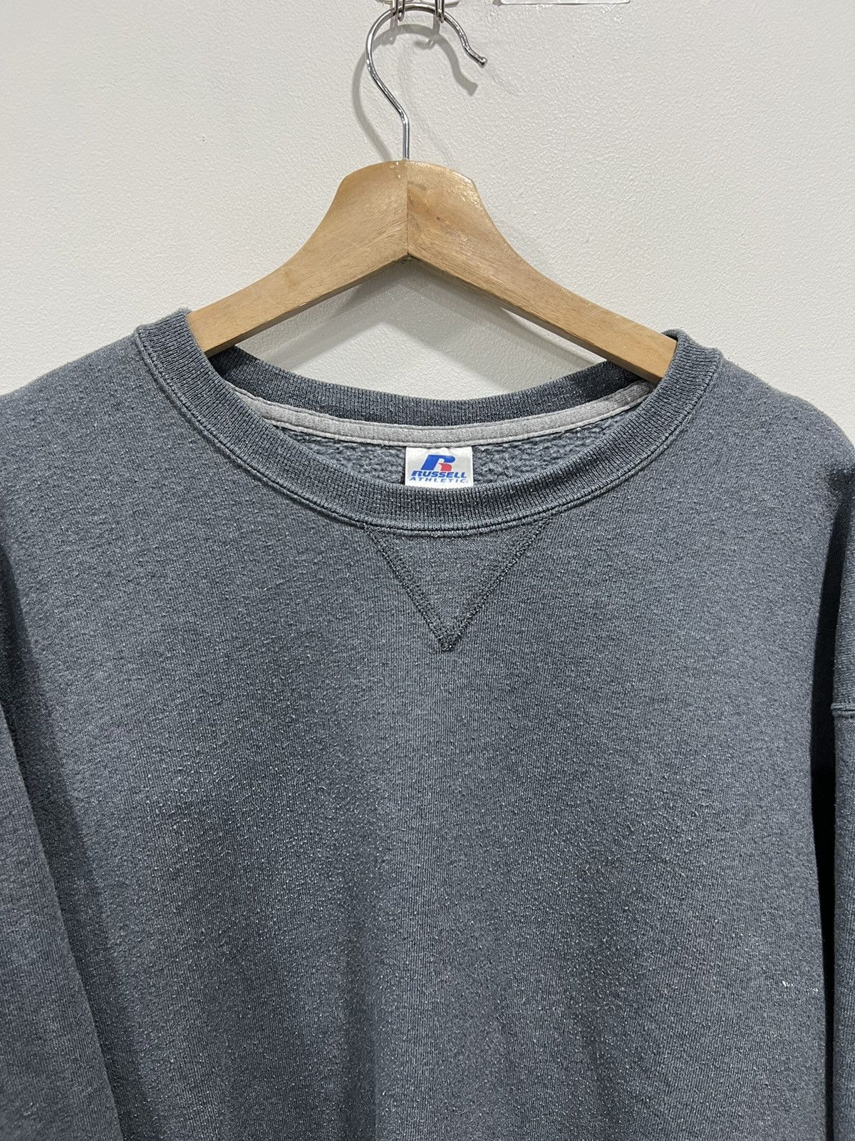 Russell Athletic Vintage Russell Athletic Sweater sweatshirt blank Size US XL / EU 56 / 4 - 3 Thumbnail