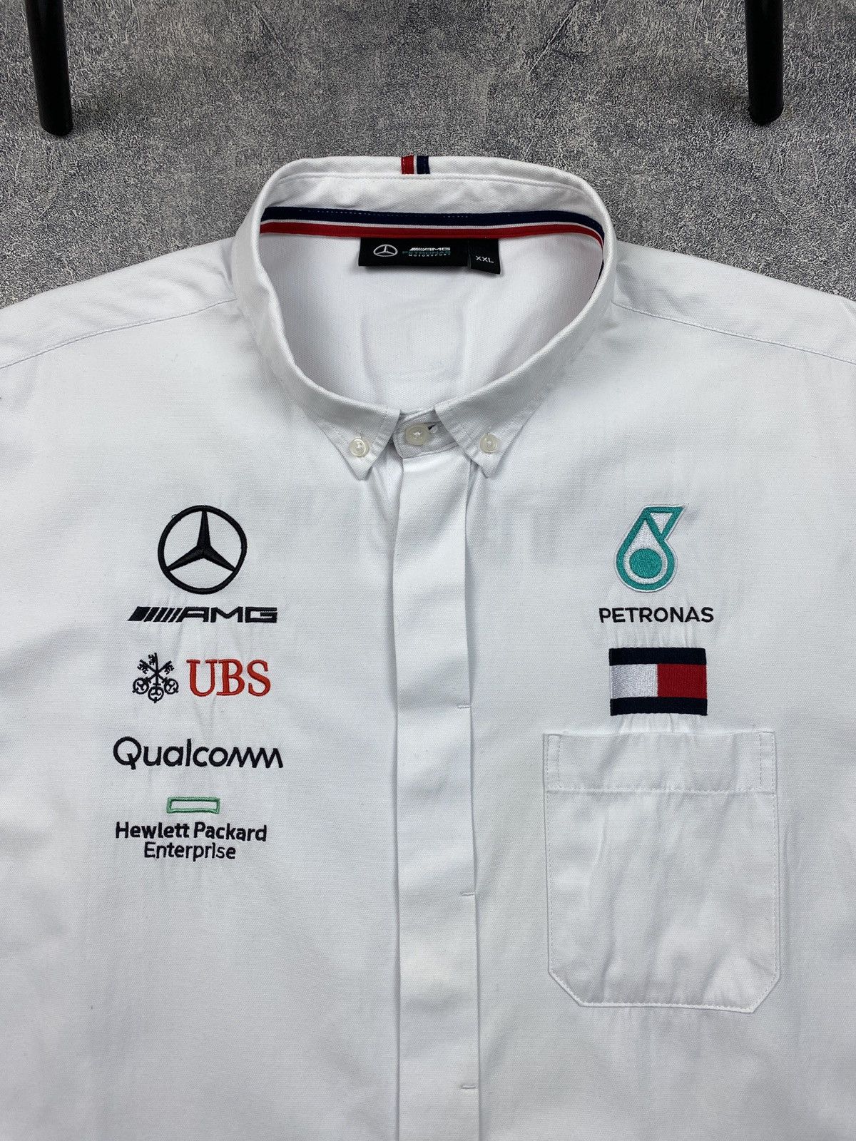 Japanese Brand × Mercedes-Benz MERCEDES BENZ AMG PETRONAS SHIRT BUTTON UPS F1 Size US XXL / EU 58 / 5 - 4 Thumbnail