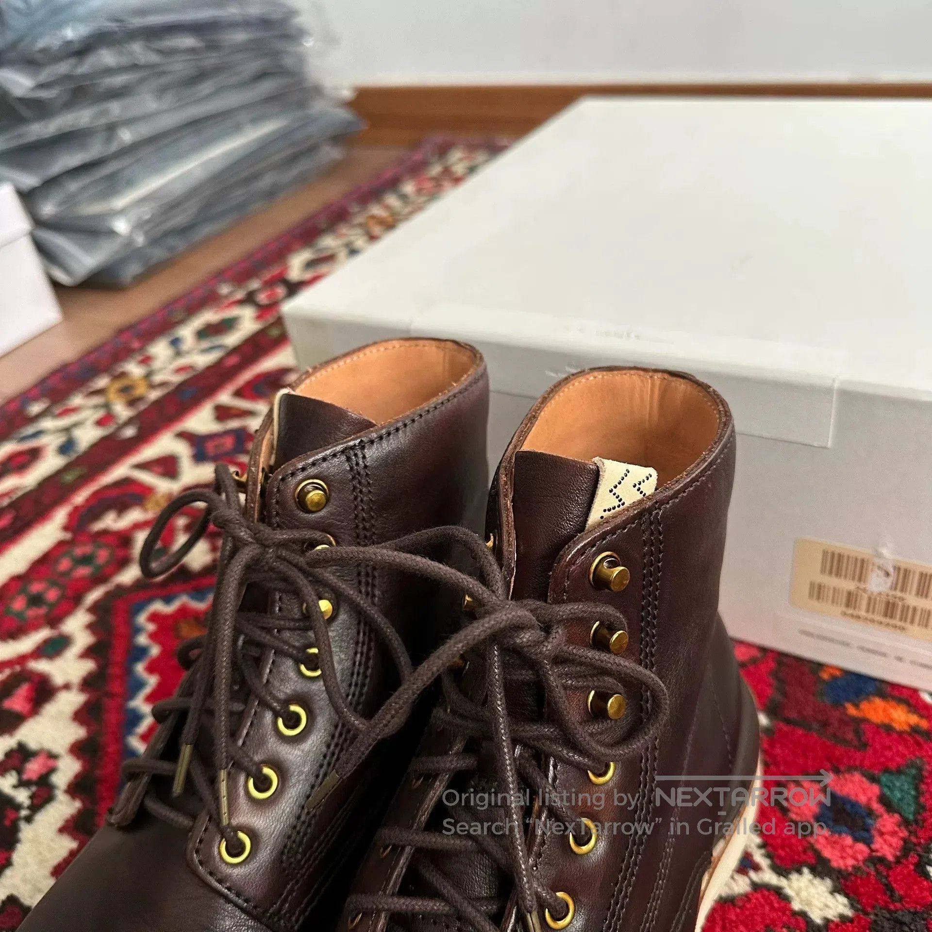 Visvim visvim virgil boots in dark brown. Size US 9 / EU 42 - 6 Thumbnail