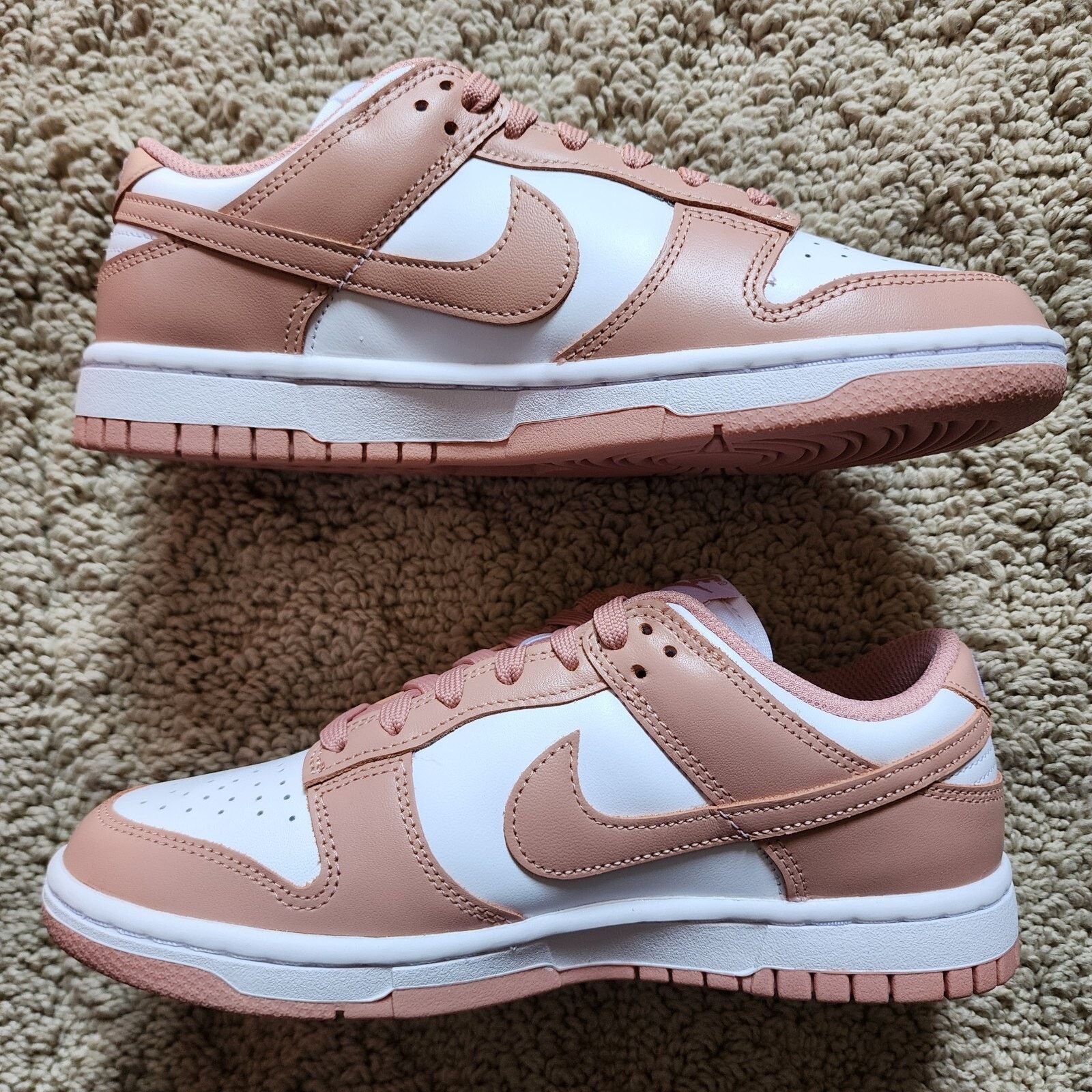 Nike Wmns Nike Dunk Low Rose Whisper Brand New Sz 8 Size US 8 / IT 38 - 3 Thumbnail