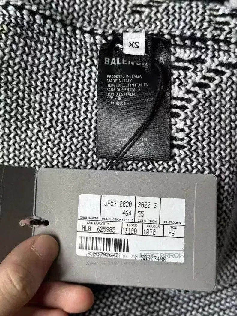 Balenciaga Balenciaga Handwritten Splash Knitwear Size US XS / EU 42 / 0 - 4 Thumbnail