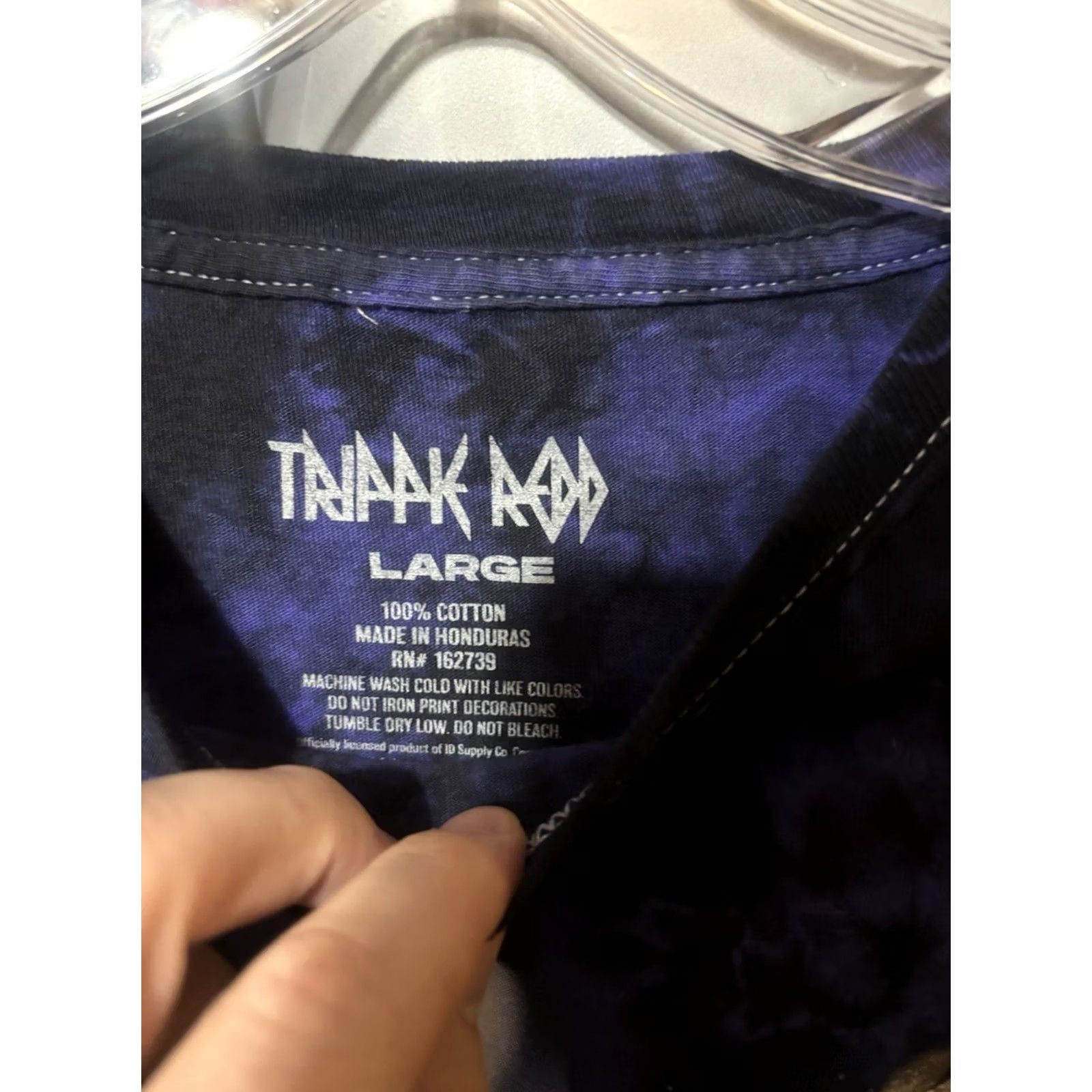 Vintage Trippie Redd T-Shirt Men L Purple Graphic Tie Dye Short Sleeve Rap Music Size US L / EU 52-54 / 3 - 3 Thumbnail