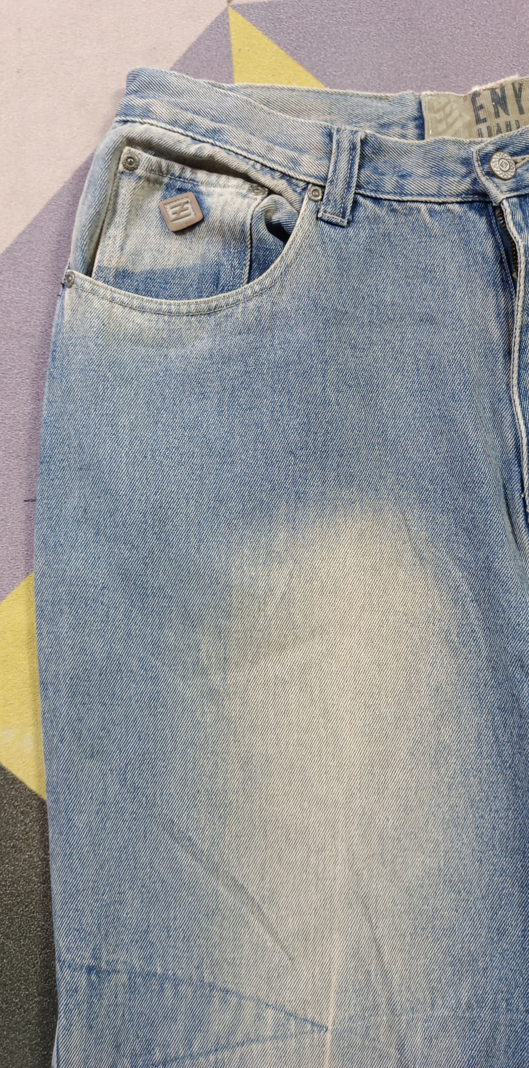 Vintage💥 ENYCE Crazy Baggy Denim Distressed jeans