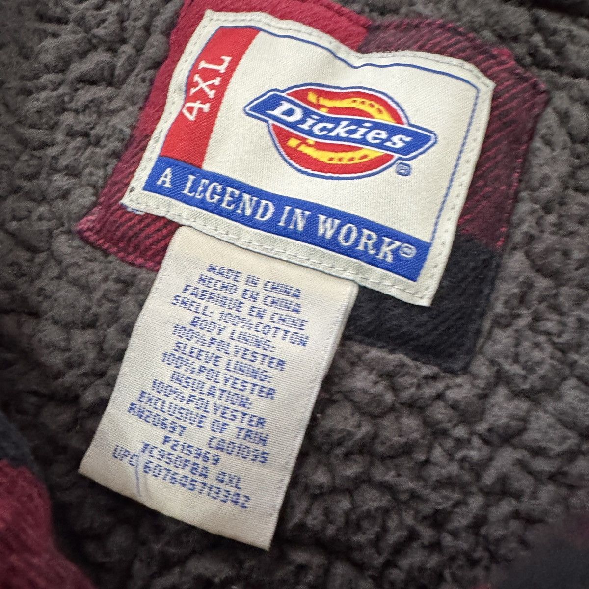 Dickies Dickies Men’s Wool Checked Workwear Jacket 4XL Size US XXL / EU 58 / 5 - 6 Thumbnail