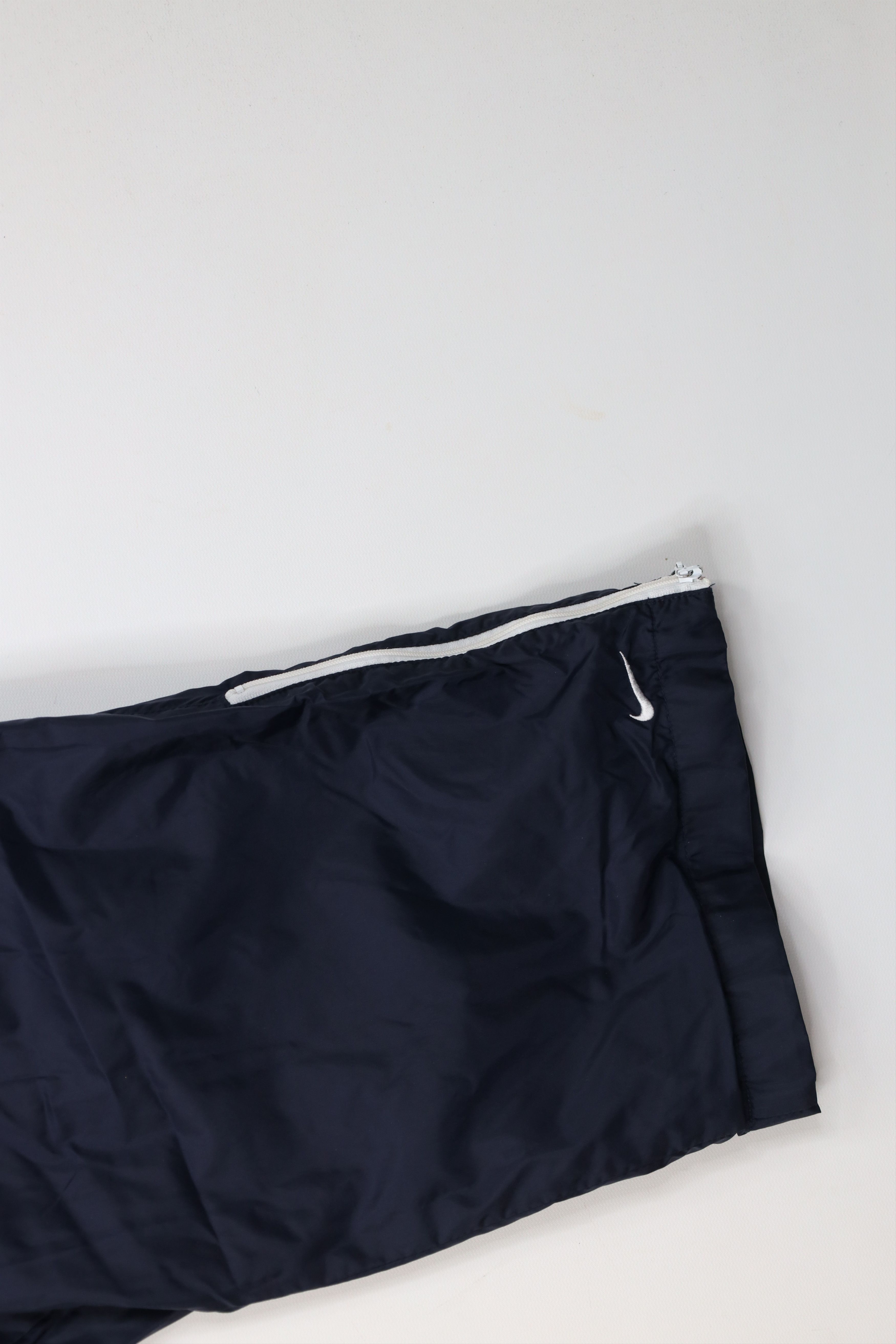 Nike Vintage 90s Nike Scott Mini Swoosh Lined Wide Leg Pants Blue Size 30" / US 8 / IT 44 - 5 Thumbnail