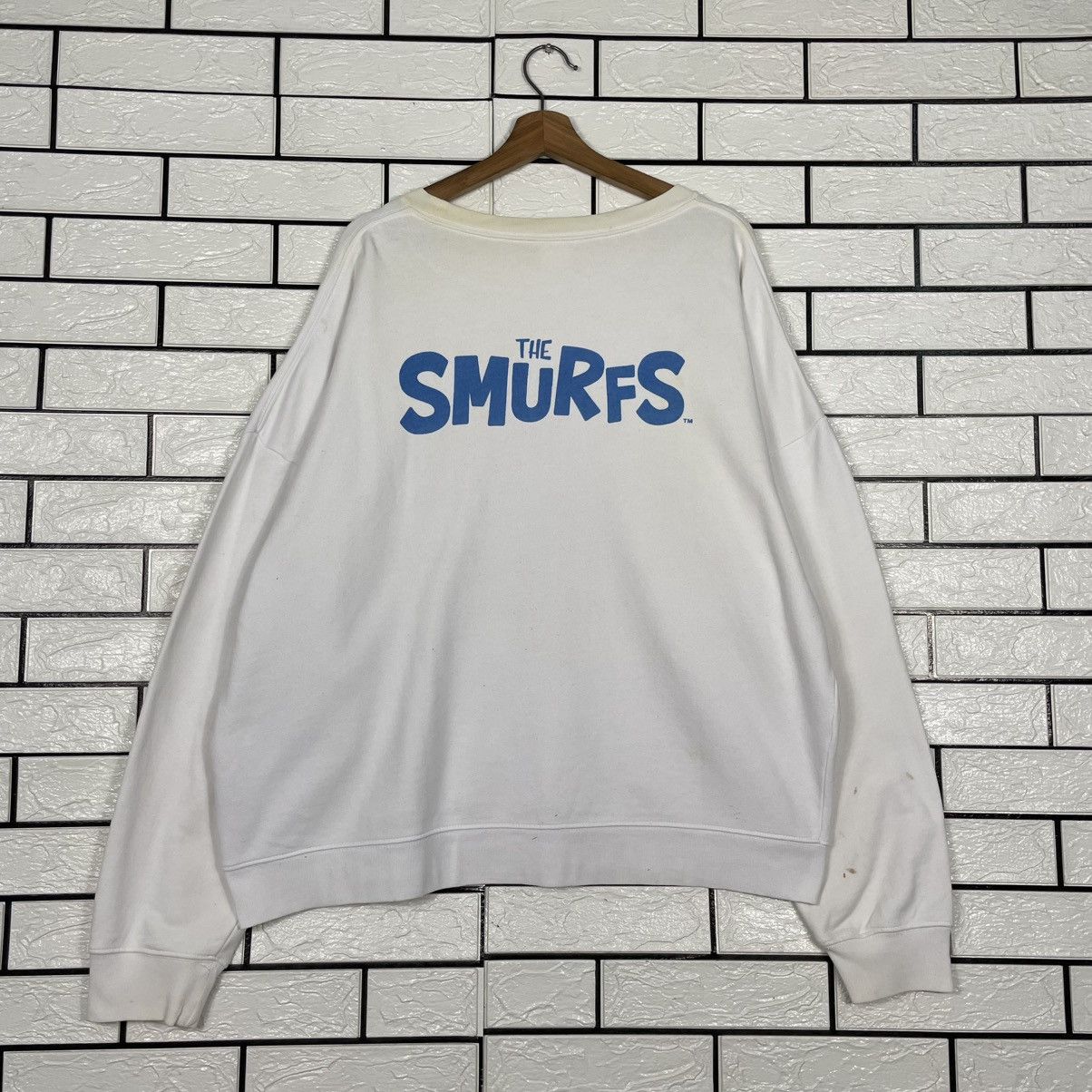Japanese Brand The Smurf Crewneck Sweatshirt Size US L / EU 52-54 / 3 - 7 Thumbnail