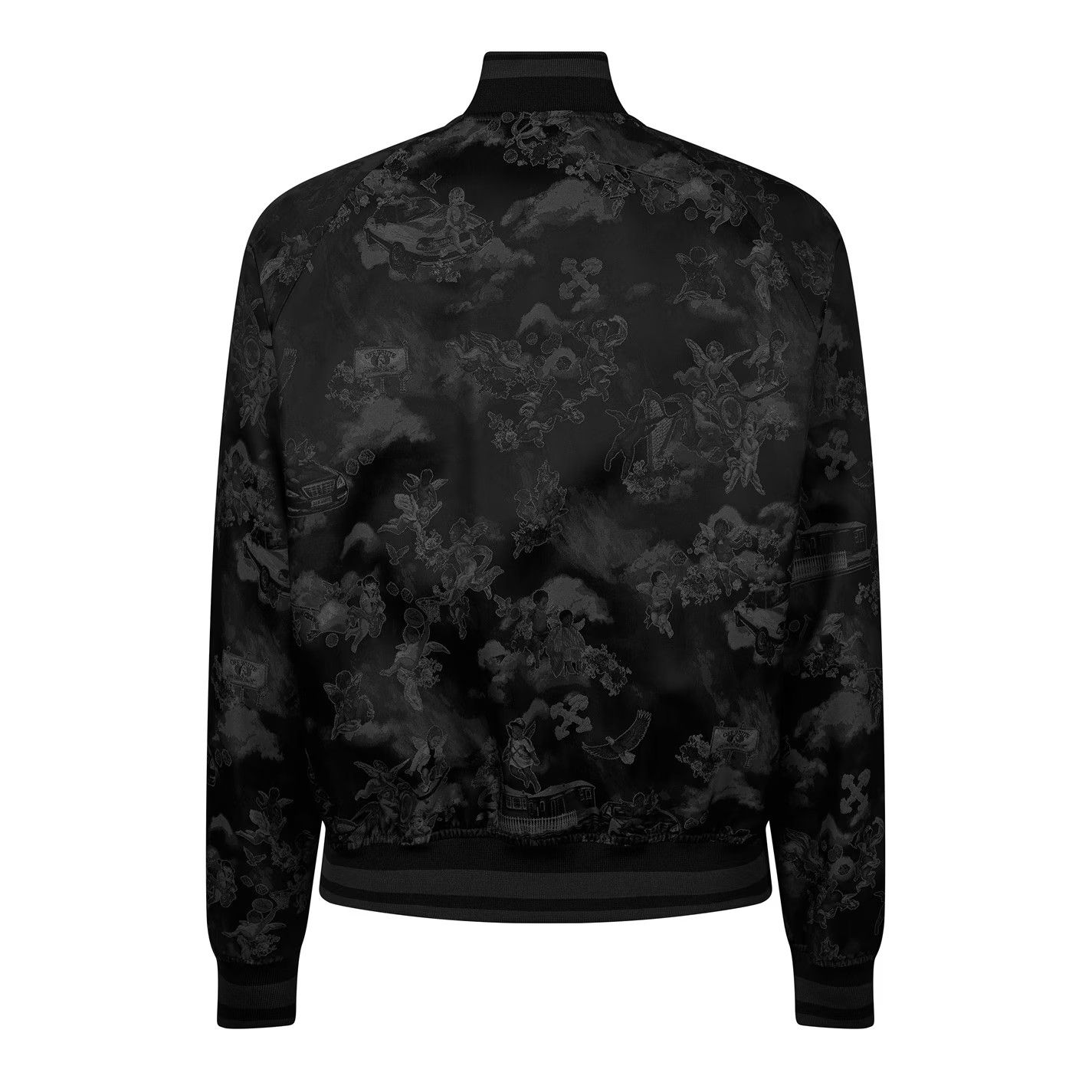 Off-White o1g2r1mq0326 Varsity Jacket in Black Size US M / EU 48-50 / 2 - 2 Thumbnail