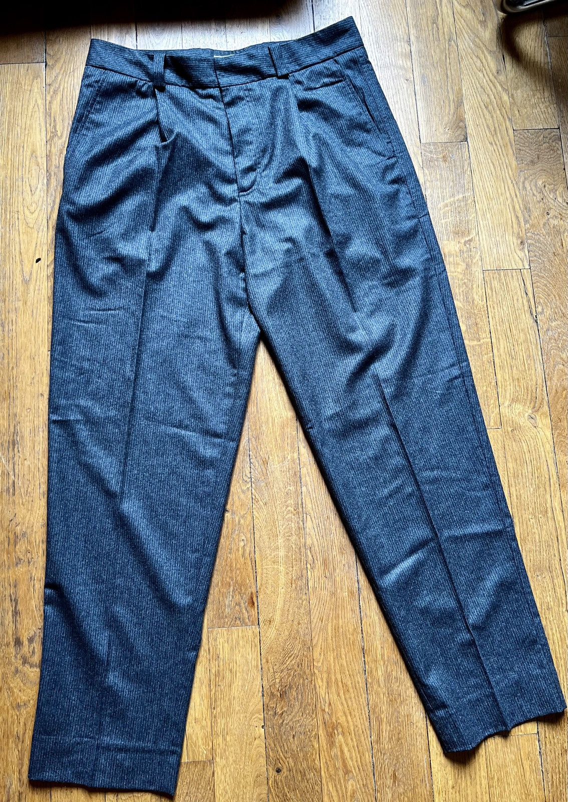 image of Acne Studios Porter Wo Pinstripe in Grey, Men's (Size 32)