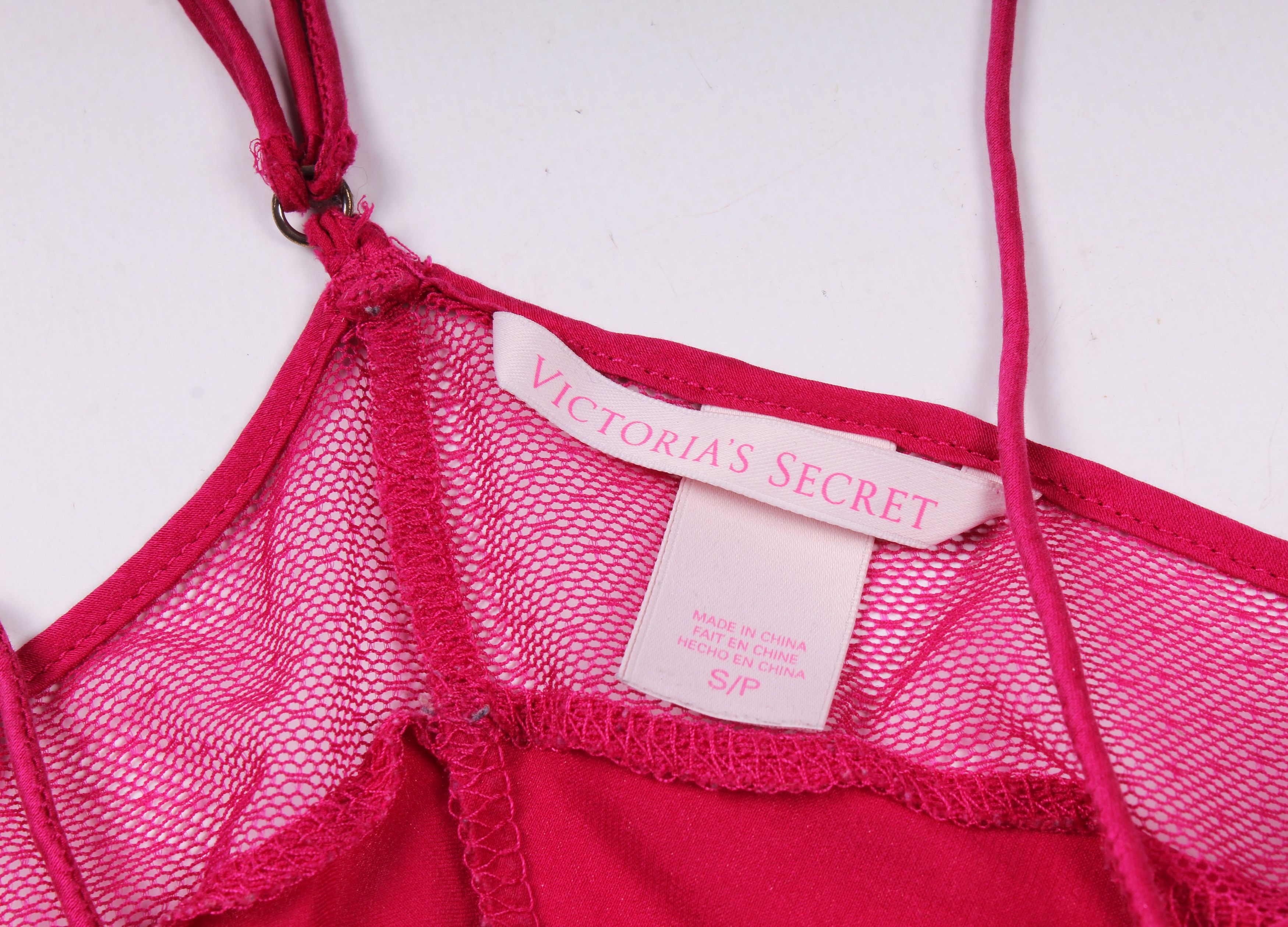 Victoria's Secret × Vintage Vintage Victoria's Secret Raspberry Silk Soft Cami Top Size S / US 4 / IT 40 - 7 Thumbnail