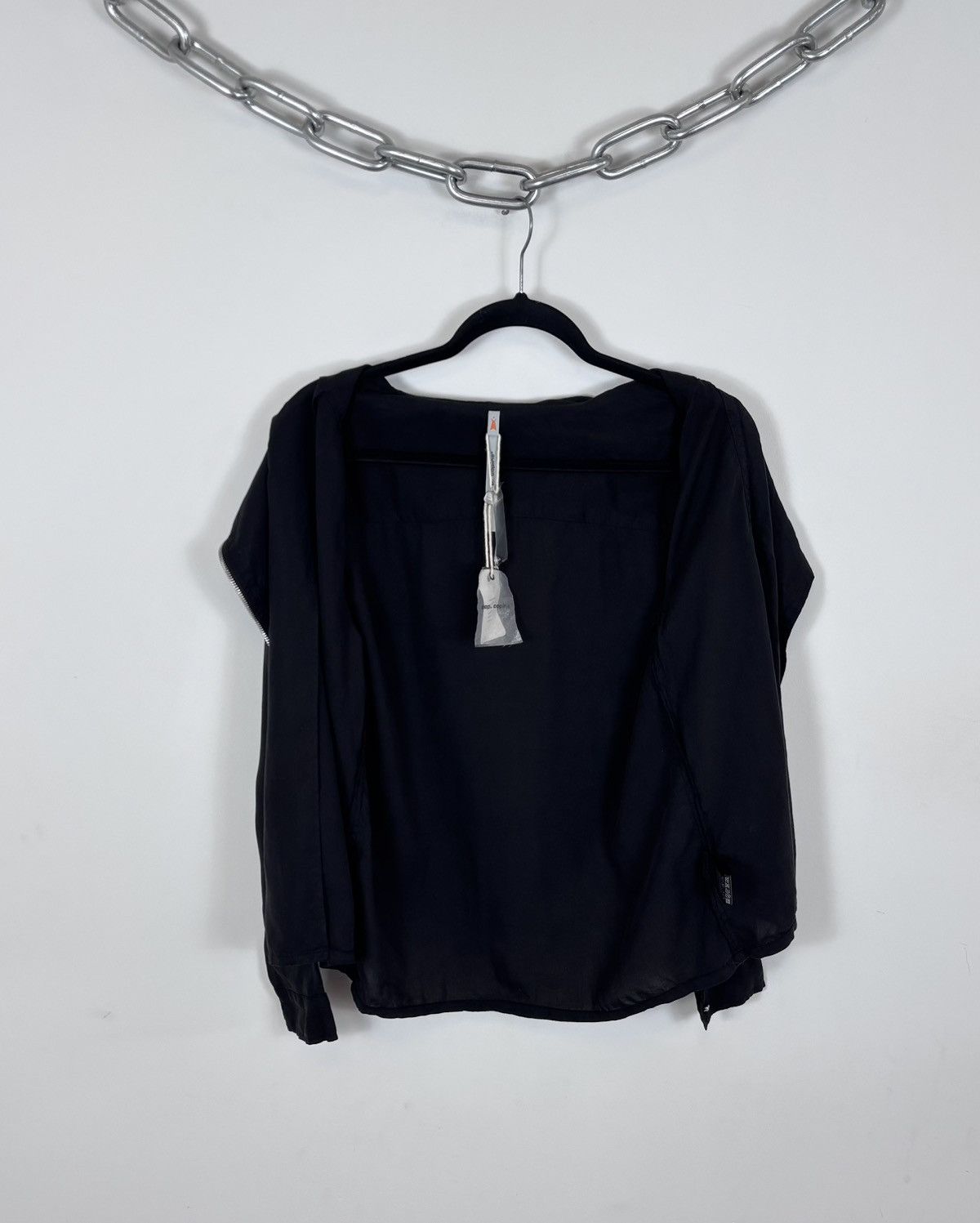Cop Copine Cop Copine Amboise NWT Women’s Black Lyocell Zipped Jacket Size XS / US 0-2 / IT 36-38 - 8 Thumbnail