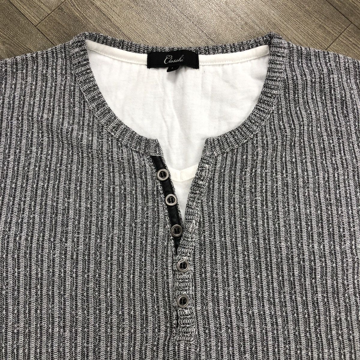If Six Was Nine × Japanese Brand × Le Grande Bleu (L.G.B.) 2000s Closshi Double Layers Goa Lgb Ifsixwasnine Striped Tee Size US L / EU 52-54 / 3 - 3 Thumbnail