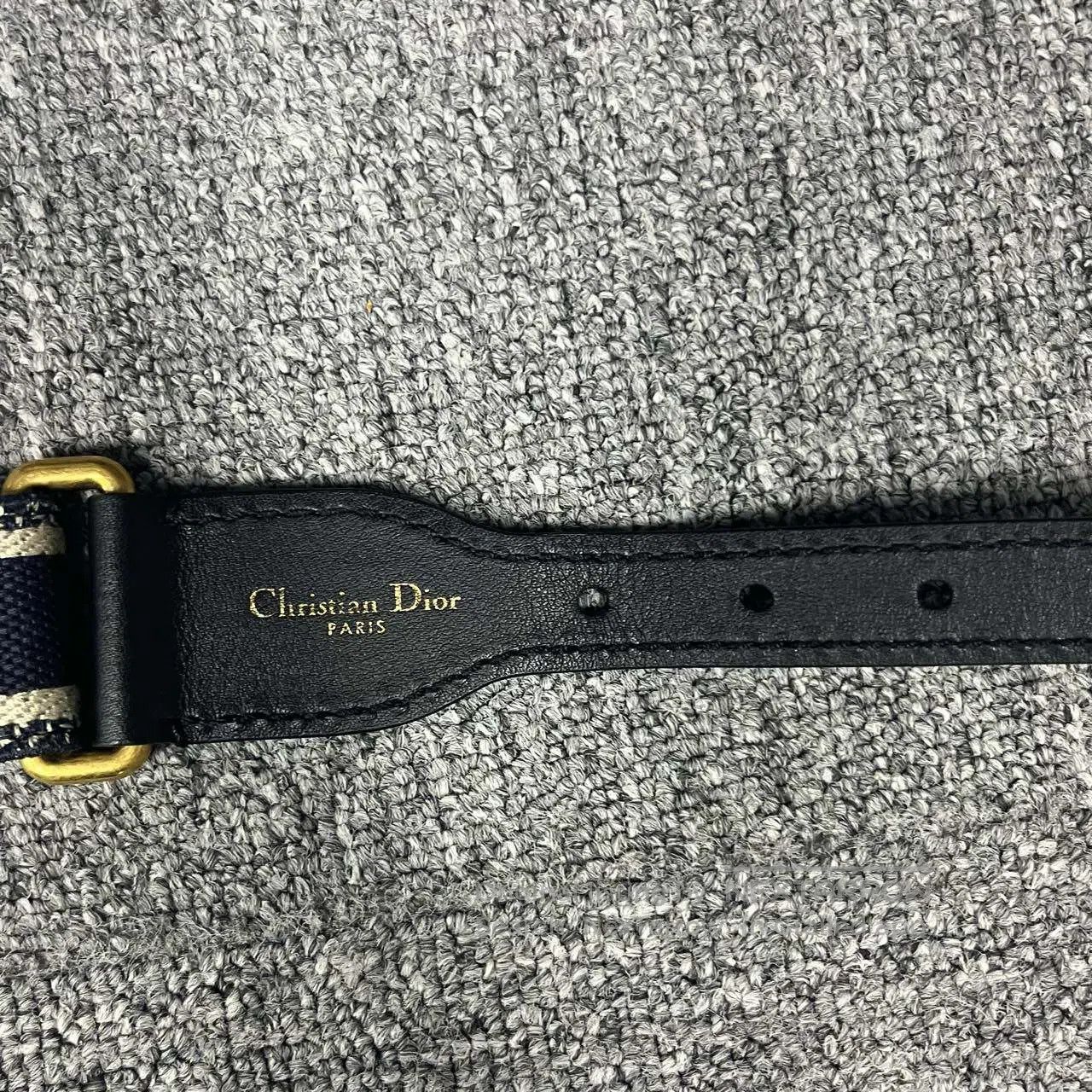 Dior Dior Deep blue classic letter logo decorative belt| Size ONE SIZE - 2 Thumbnail