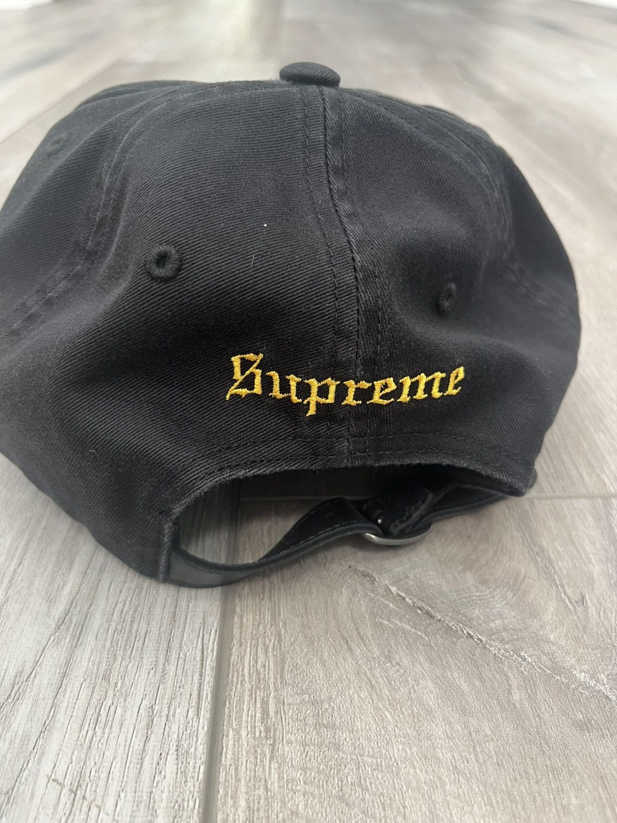 Supreme Supreme Dragon Bullion 6 Panel Hat Black Size ONE SIZE - 2 Thumbnail