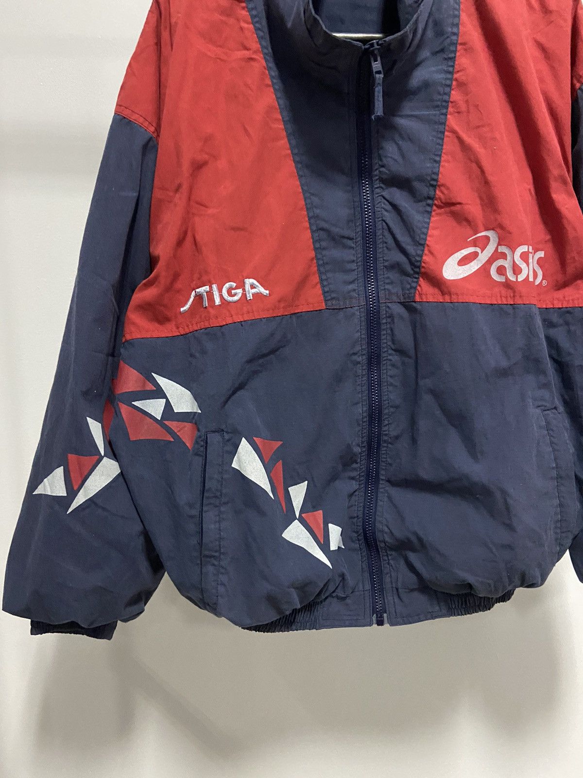 Asics × Vintage Asics tiga windbreaker big logo vintage zip Size US S / EU 44-46 / 1 - 3 Thumbnail