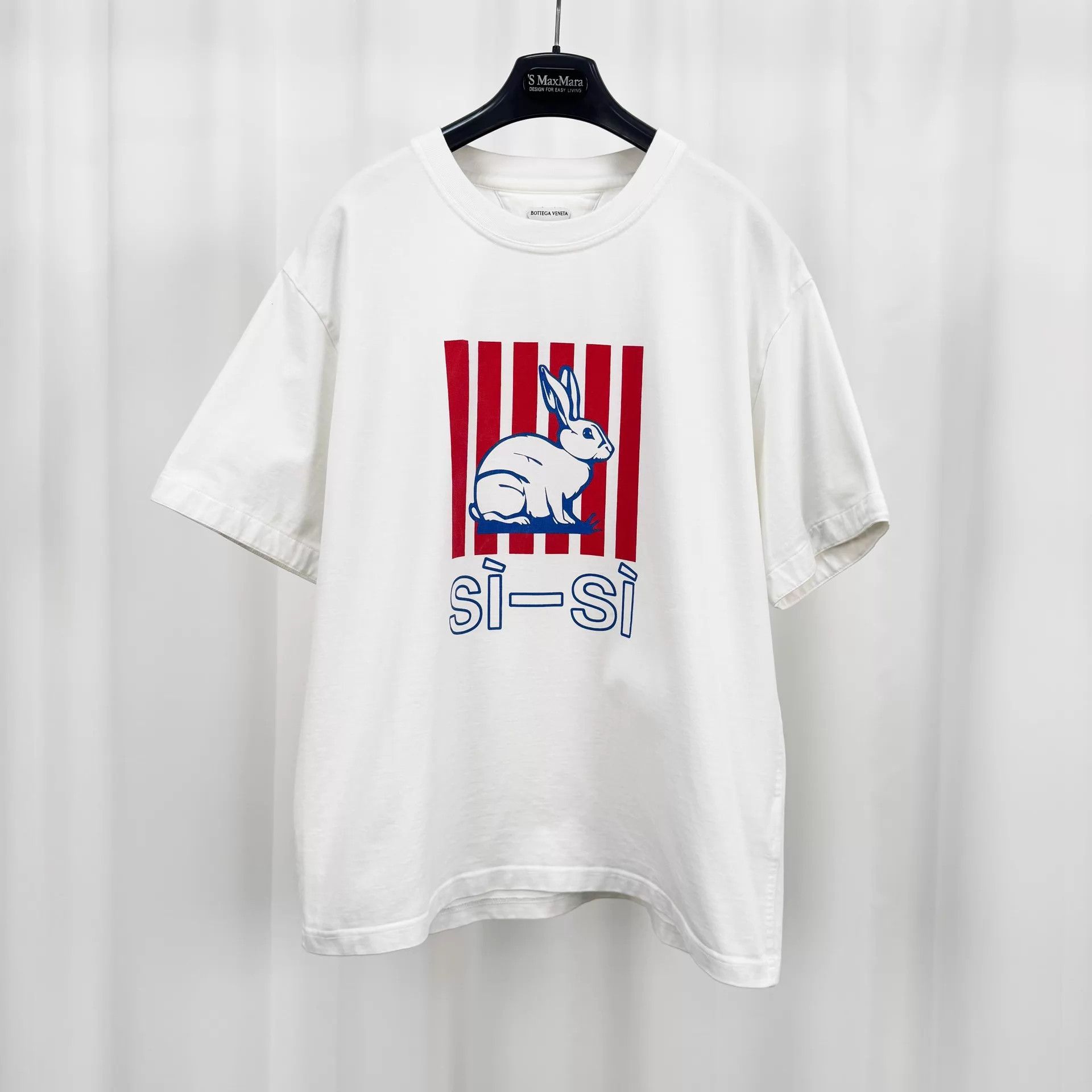 Bottega Veneta Bottega Veneta 24FW Rabbit Embroidery Letter Tee S 99 New Size US S / EU 44-46 / 1 - 1 Thumbnail