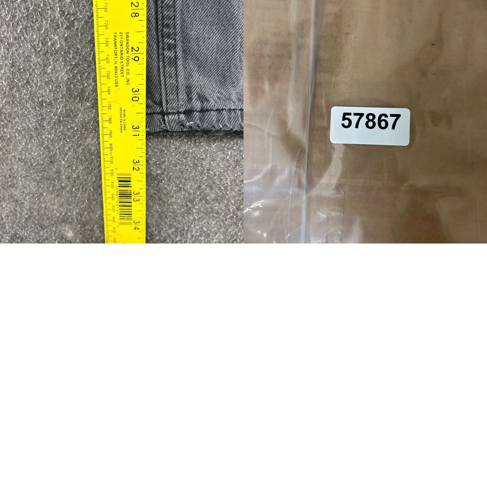 Empyre Empyre Jeans Womens 13 Black Carpenter Relaxed Straight Dark Wash Baggy Skater Size 24" / US 00 / IT 34 - 11 Thumbnail
