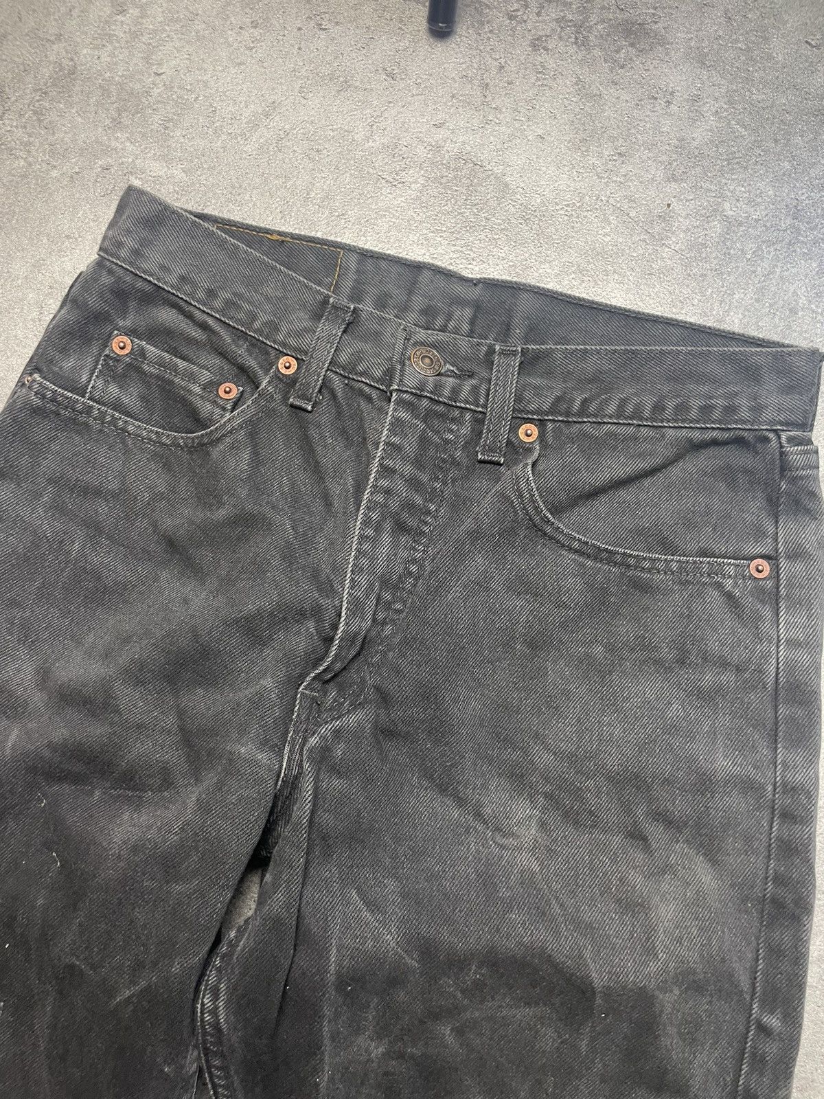 Japanese Brand × Levi's × Vintage Levis 615 denim straight jeans baggy washed black retro 90s Size US 30 / EU 46 - 5 Thumbnail