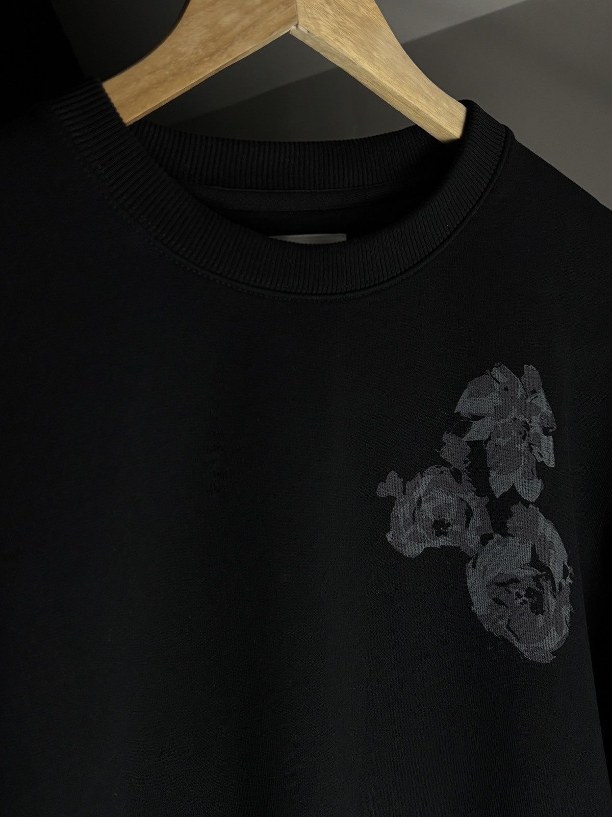 Kenzo Kenzo Floral Print Black Crewneck Sweatshirt Size US XL / EU 56 / 4 - 3 Thumbnail