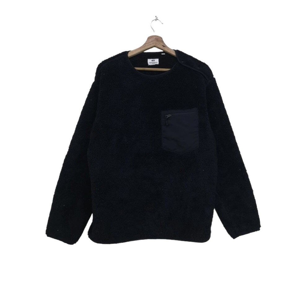 image of Engineered Garments Fleece Jacket in Black, Men's (Size Medium)