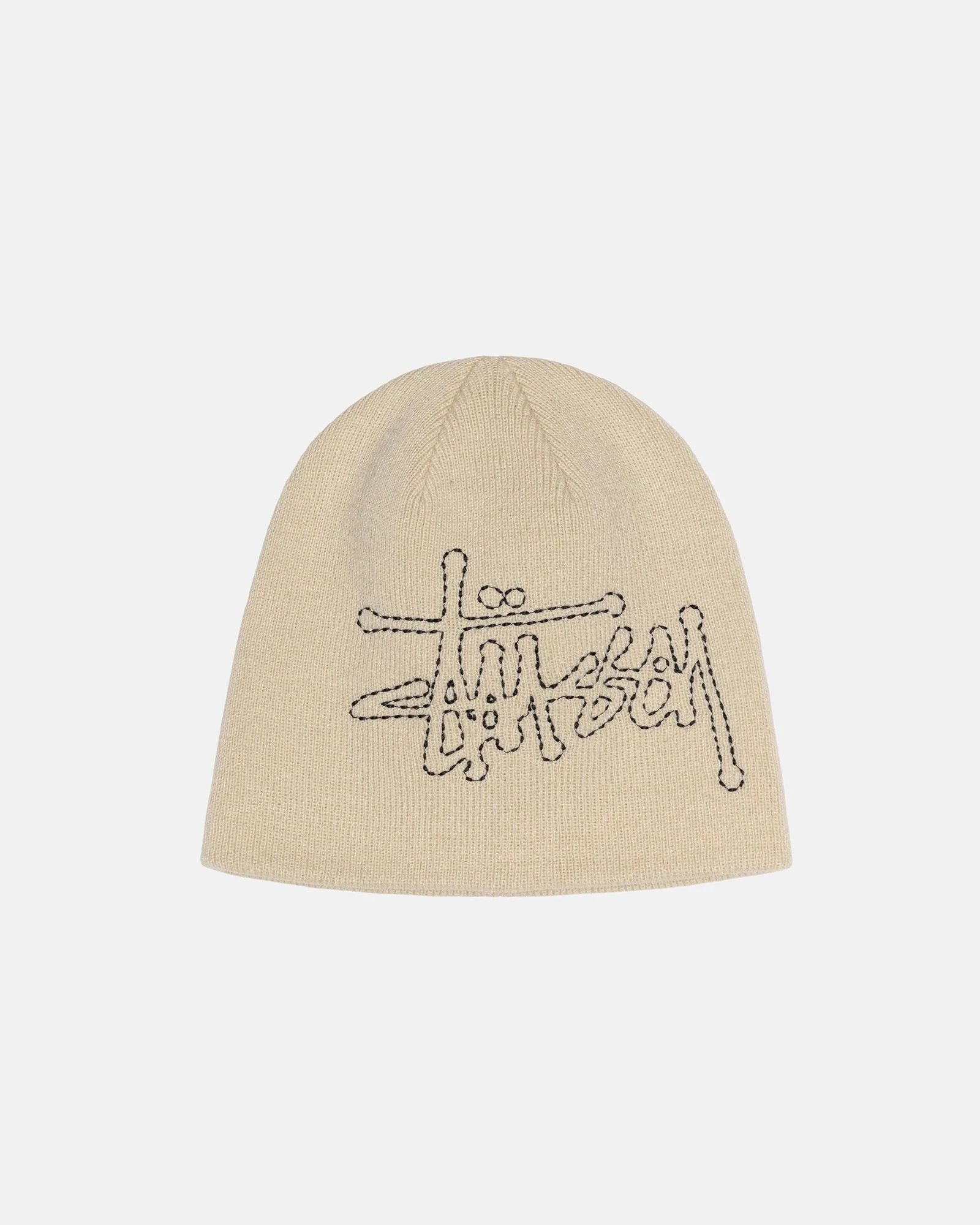 Norse Store  Shipping Worldwide - Stüssy Debossed Stock Logo Beanie - Brown