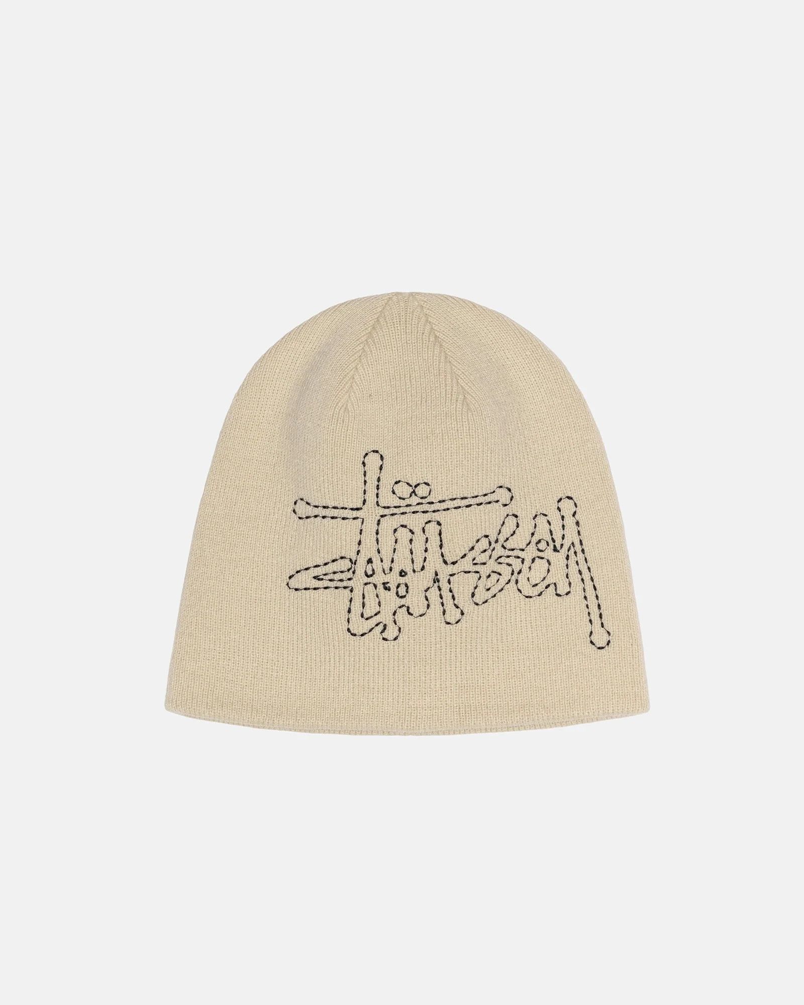 image of Stussy Skullcap Basic Logo Stitch in Beige, Men's