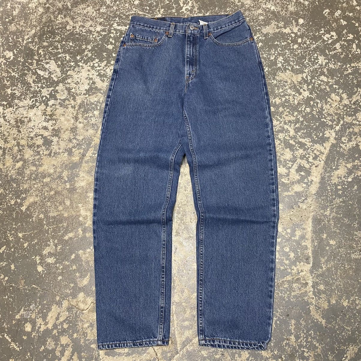 Levi's × Vintage Vintage Levi’s 550 Relaxed Fit Blue Denim Jeans USA 90s Size US 31 - 5 Thumbnail