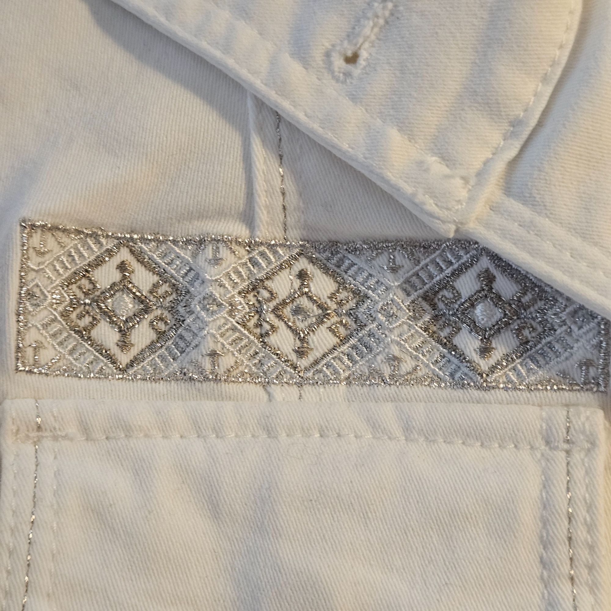 White House Black Market White House Black Market Women Crop Jacket White S Clean Gir Size S / US 4 / IT 40 - 5 Thumbnail
