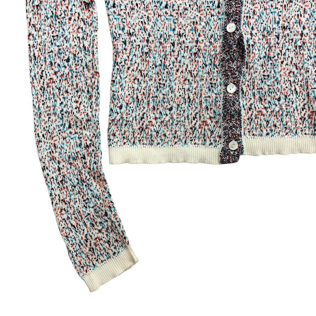Dior 🇮🇹Christian Dior Paris Abstract Multicolor Cardigan Luxury Size S / US 4 / IT 40 - 4 Thumbnail