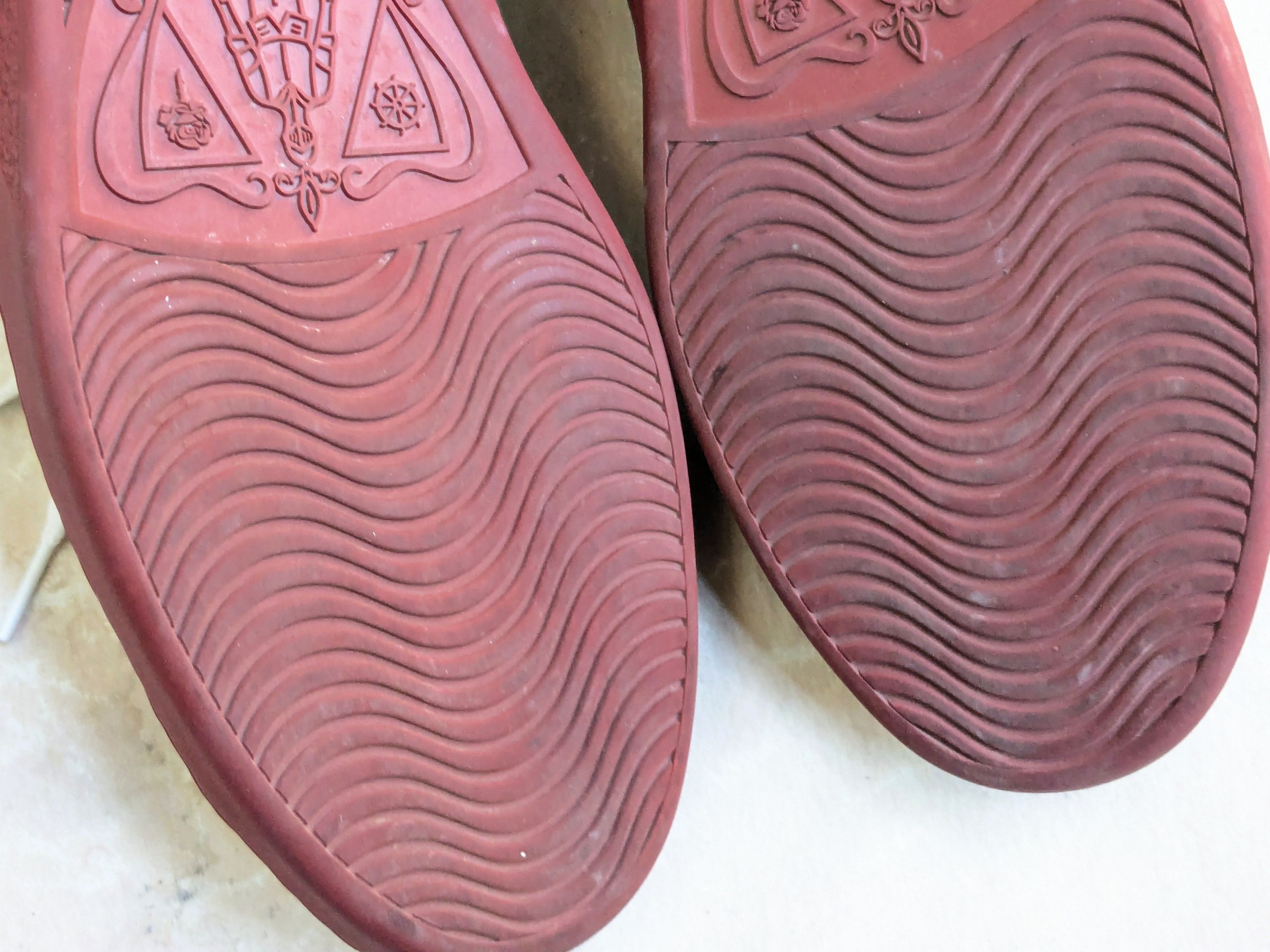 Gucci Gucci Ace Monogram 11 Canvas Logo GG Supreme Red Low Tops Size US 11 / EU 44 - 16 Thumbnail