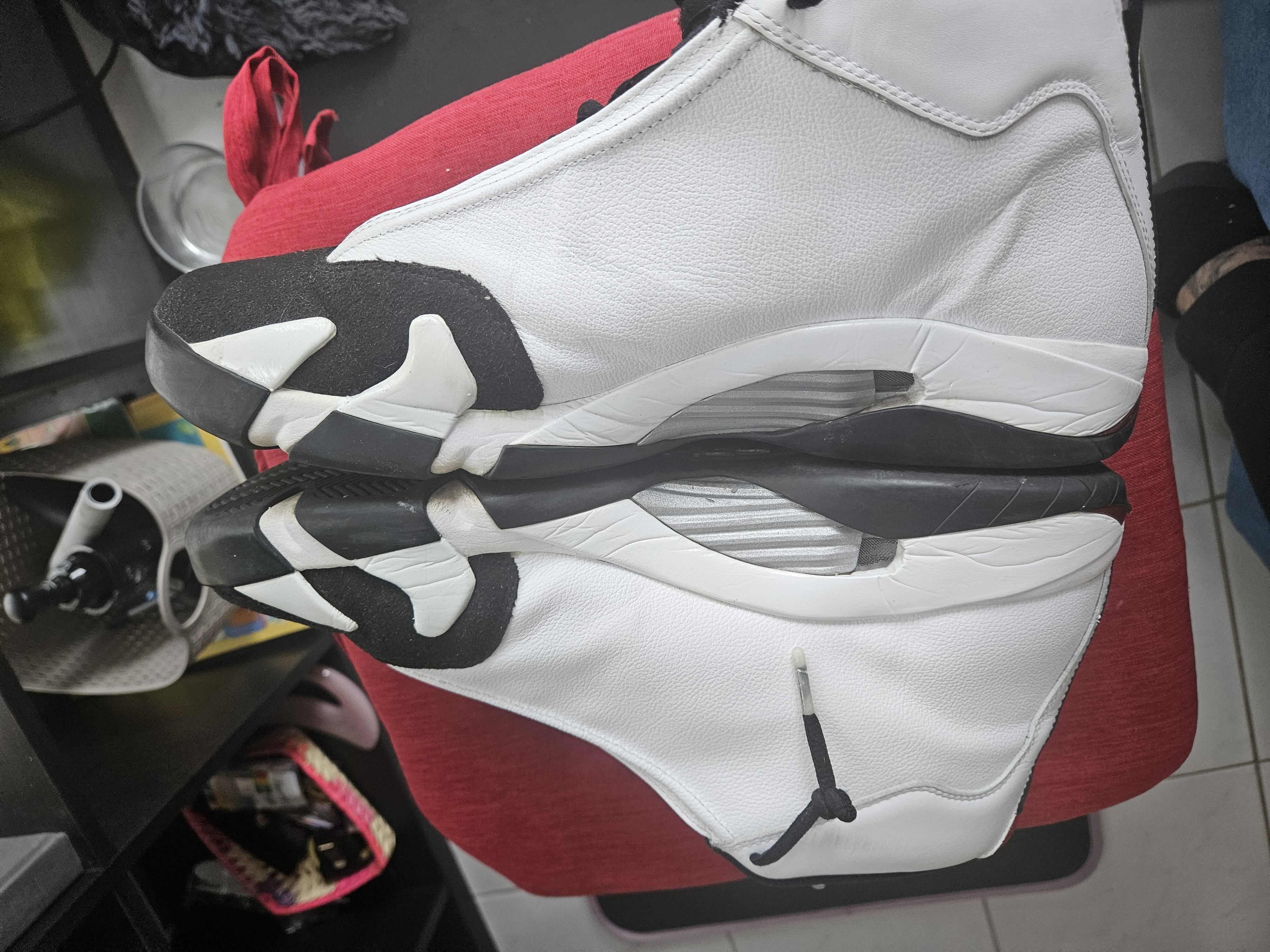 Jordan Brand Jordan 14 black toe size 14us Size US 14 / EU 47 - 5 Thumbnail