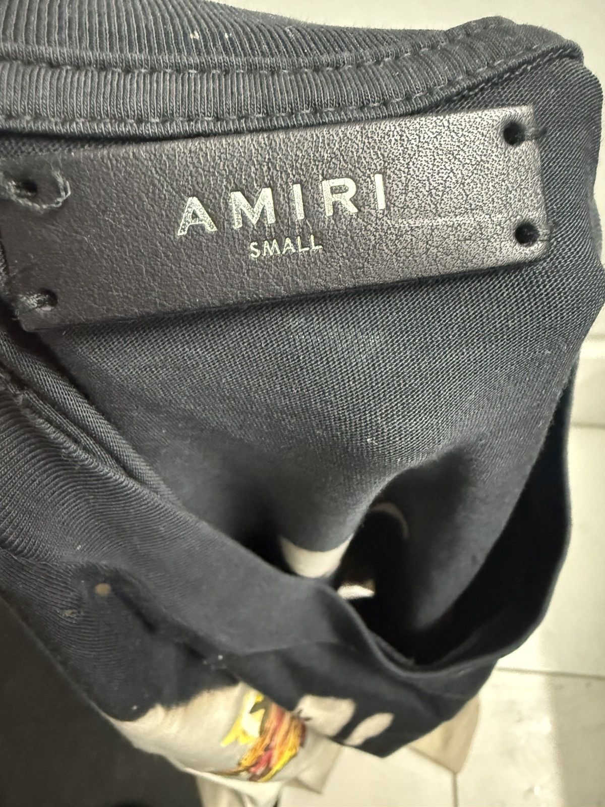 Amiri AMIRI Watercolor Dragon and Logo T-shirt Size US S / EU 44-46 / 1 - 4 Thumbnail