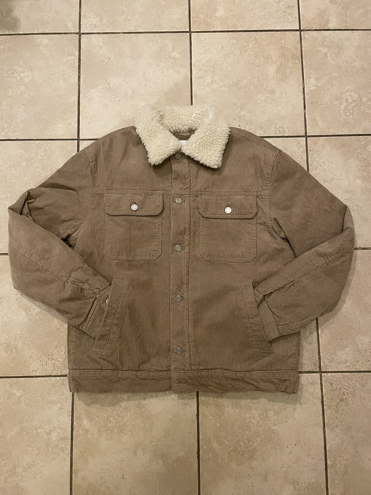 H&M × Vintage Vintage Corduroy Workwear Jacket Size US M / EU 48-50 / 2 - 1 Thumbnail