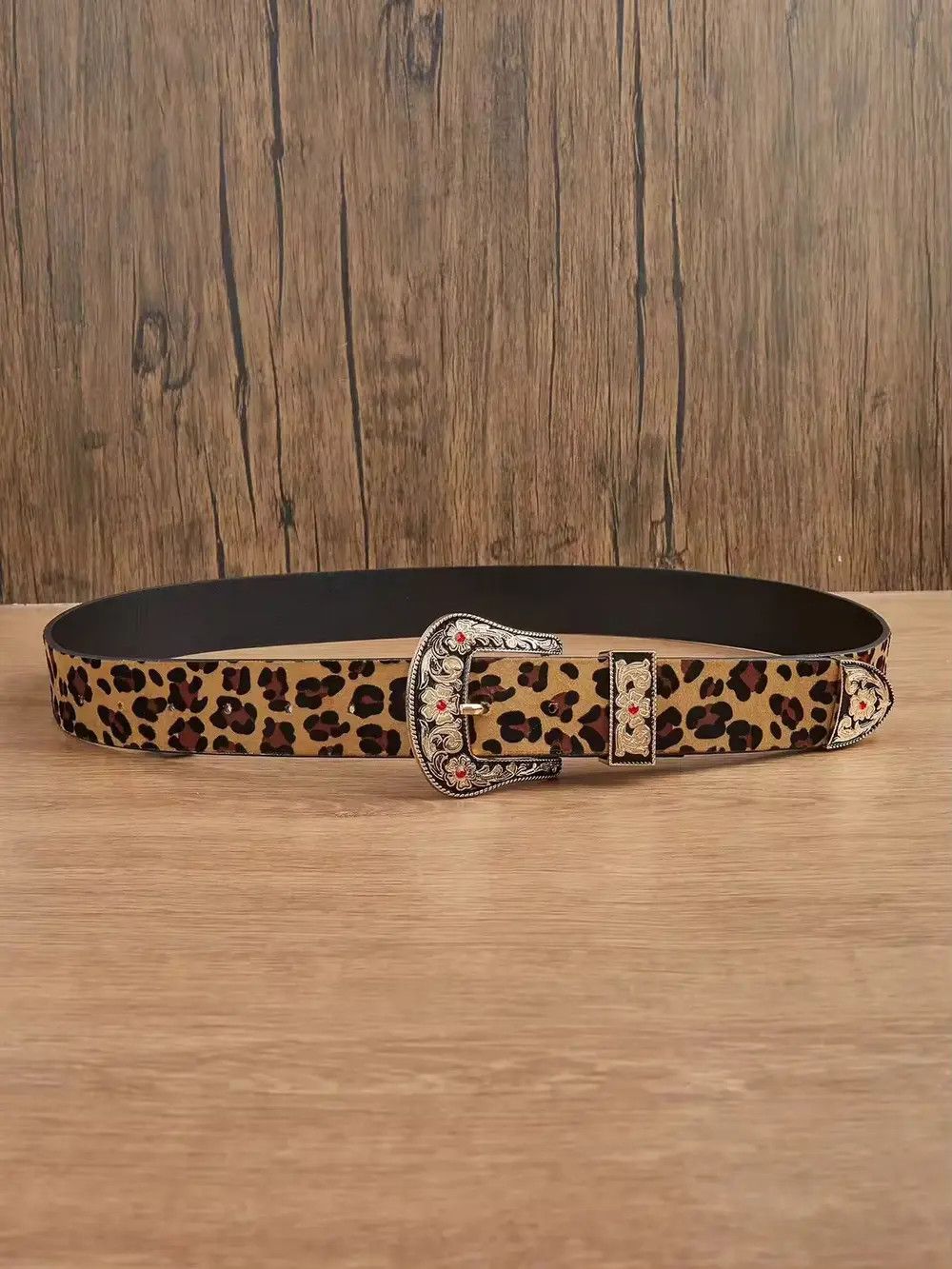 Japanese Brand 122 cm 2000s Style leopard cheetah print belt Size ONE SIZE - 3 Thumbnail