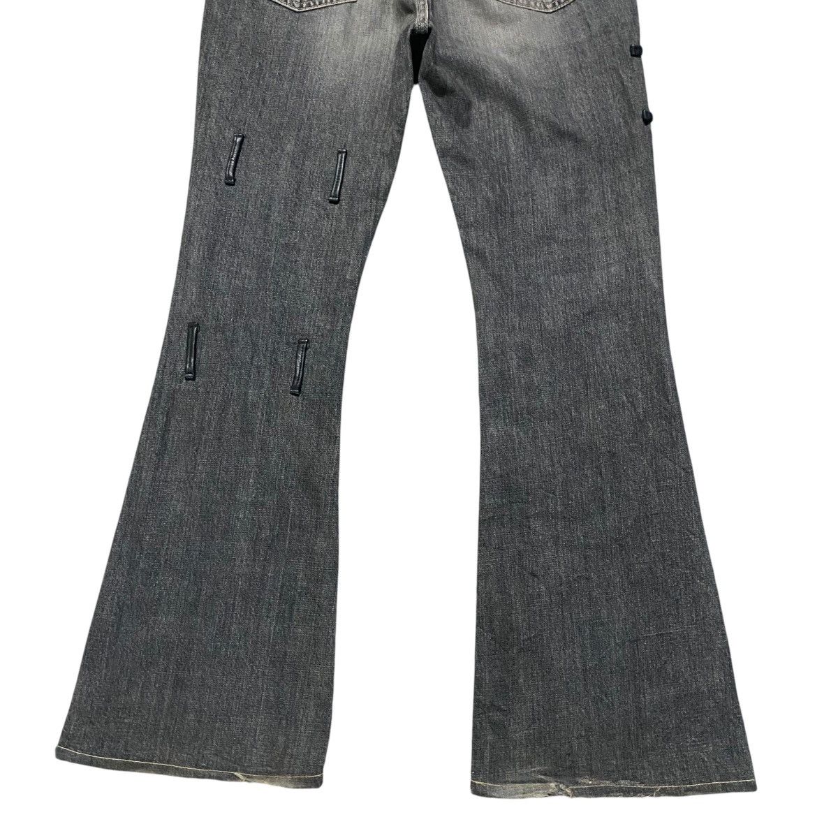 Edwin Vintage Edwin 800sx Black Denim Super Flare Jeans Size US 32 / EU 48 - 13 Thumbnail