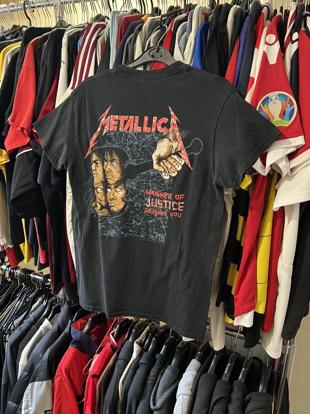 Band Tees × Vintage 1994/2008 VINTAGE METALLICA AND JUSTICE FOR ALL AOP BAND Size US S / EU 44-46 / 1 - 3 Thumbnail