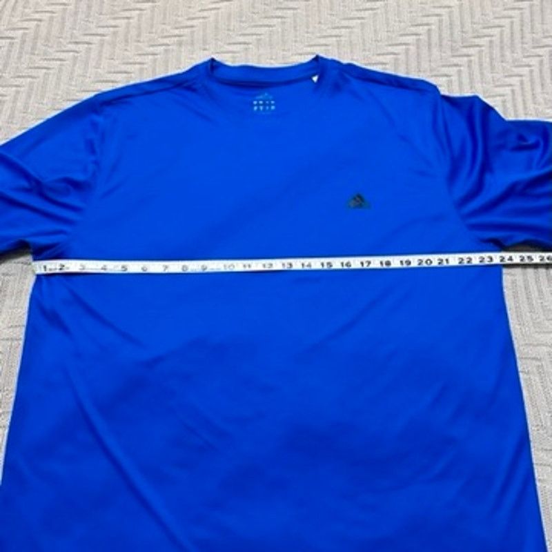 Adidas Adidas royal blue short sleeve athletic shirt size XL Size US XL / EU 56 / 4 - 6 Thumbnail