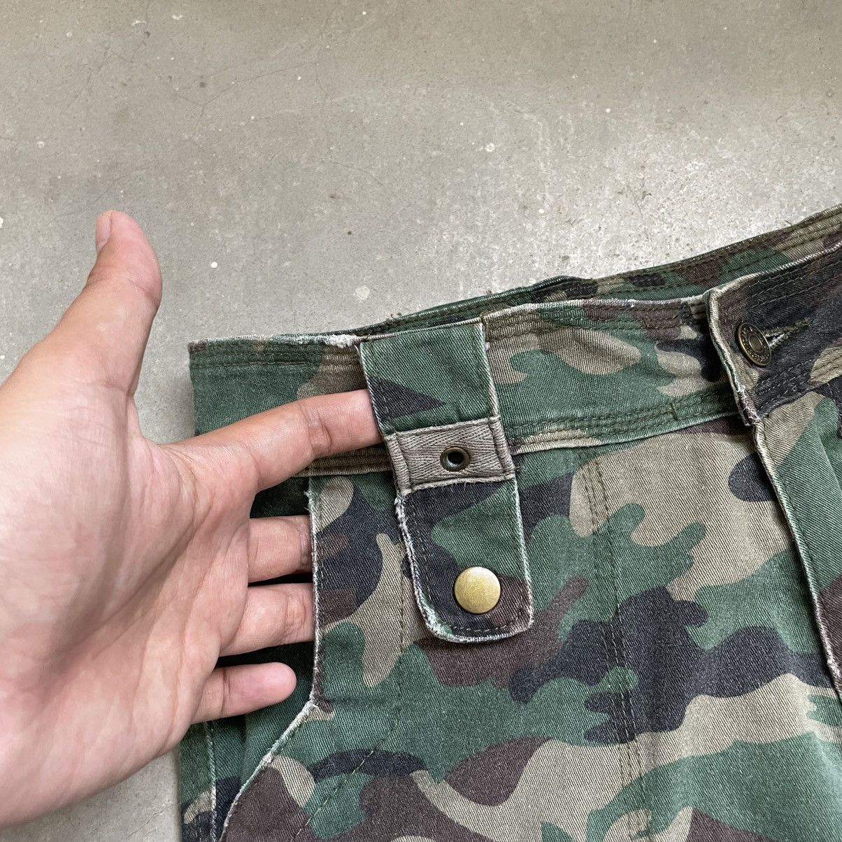 If Six Was Nine Vintage Japanese Brand Tactical Cargo Flare Pants 🍒 Size US 27 - 6 Thumbnail