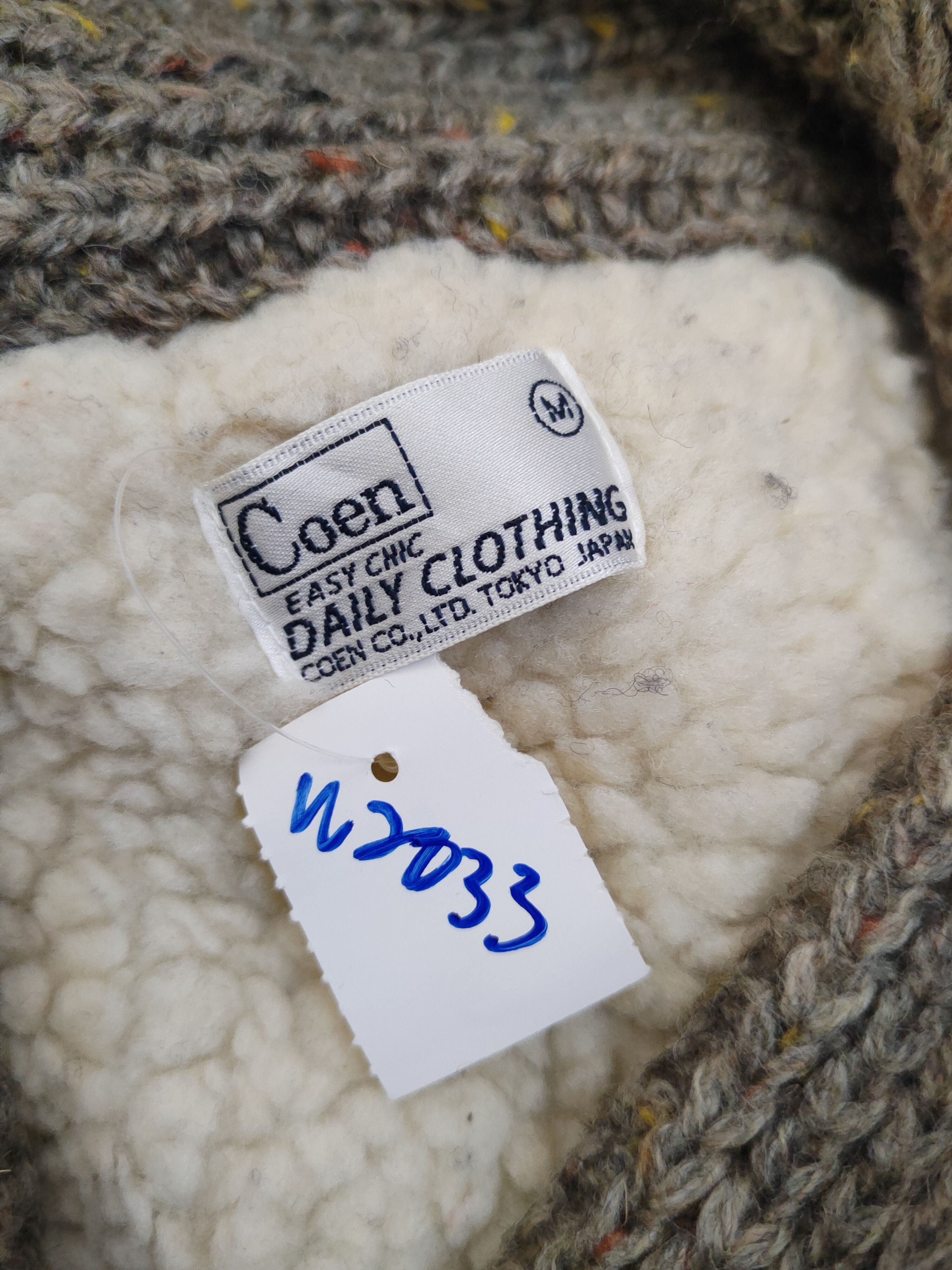 Aran Isles Knitwear × Japanese Brand Coen Dark Brown cable Knitwear Sweaters #W2033 Size US M / EU 48-50 / 2 - 12 Thumbnail