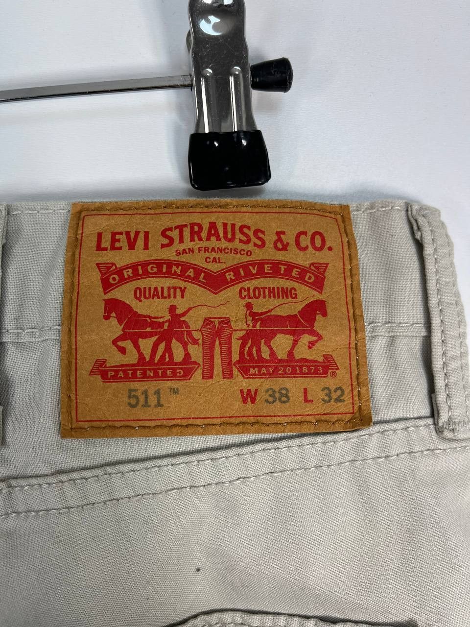 Levi's Levi’s 511 Slim Fit Chino Pants Beige Khaki Size W38 L Size US 38 / EU 54 - 6 Thumbnail
