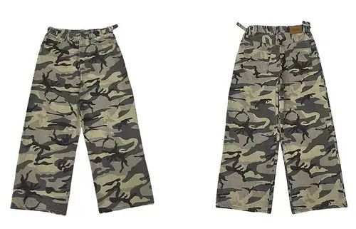 VIBE Camouflage Vintage High Street Hip Hop Camo Jeans Size US 29 - 8 Thumbnail