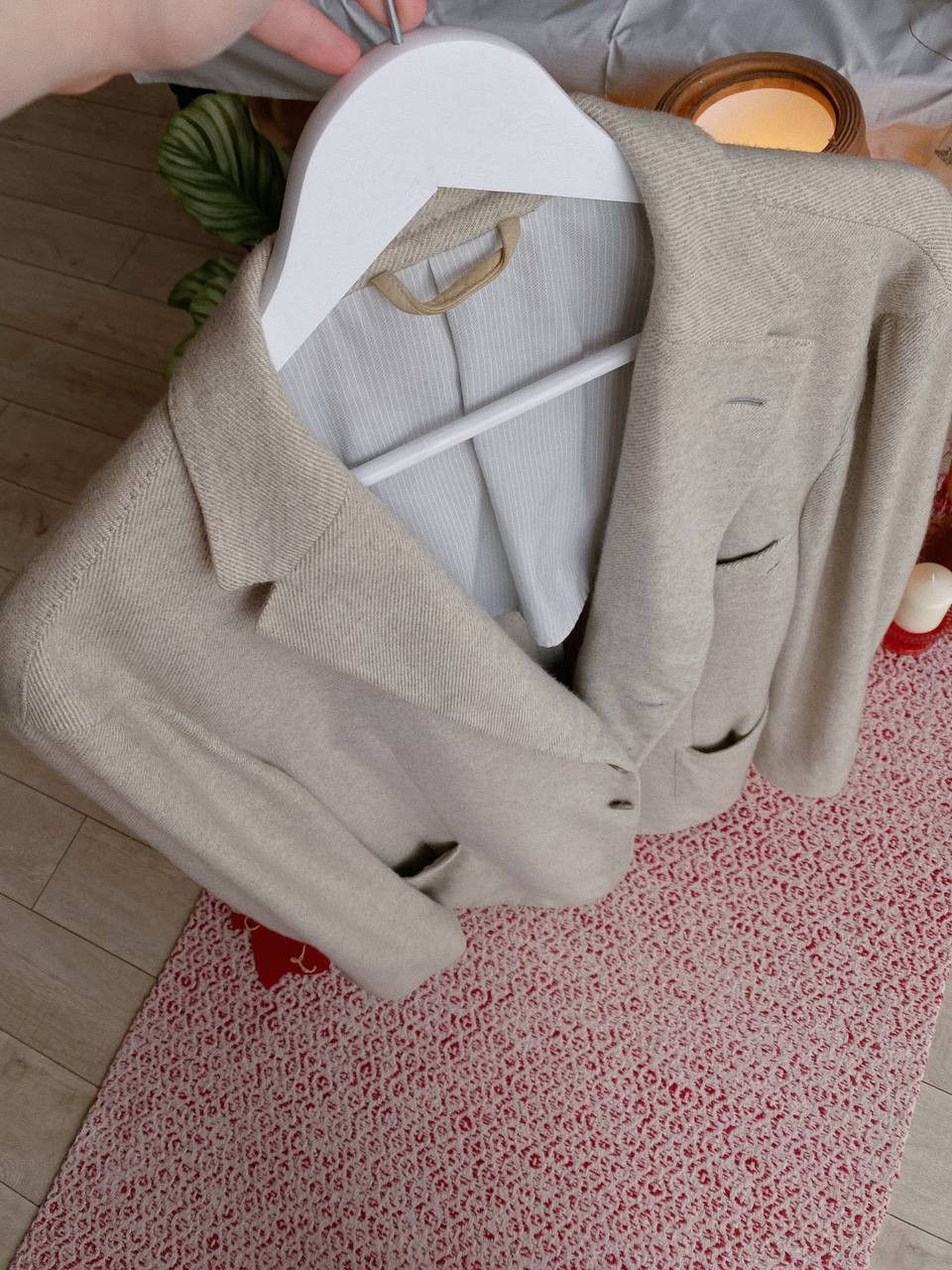 Ermenegildo Zegna Ermenegildo Zegna Oasi Cashmere Blazer 2023 Beige Size 54R - 17 Thumbnail