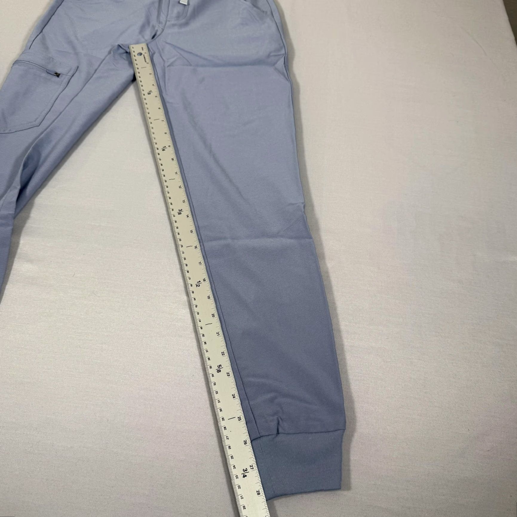 Vintage FIGS Zamora Pants Womens XXS High Waisted Jogger Scrub Medical Uniform Nursing Blue Violet/Blue Violet Blue Shades 2XS Size 24" / US 00 / IT 34 - 4 Thumbnail