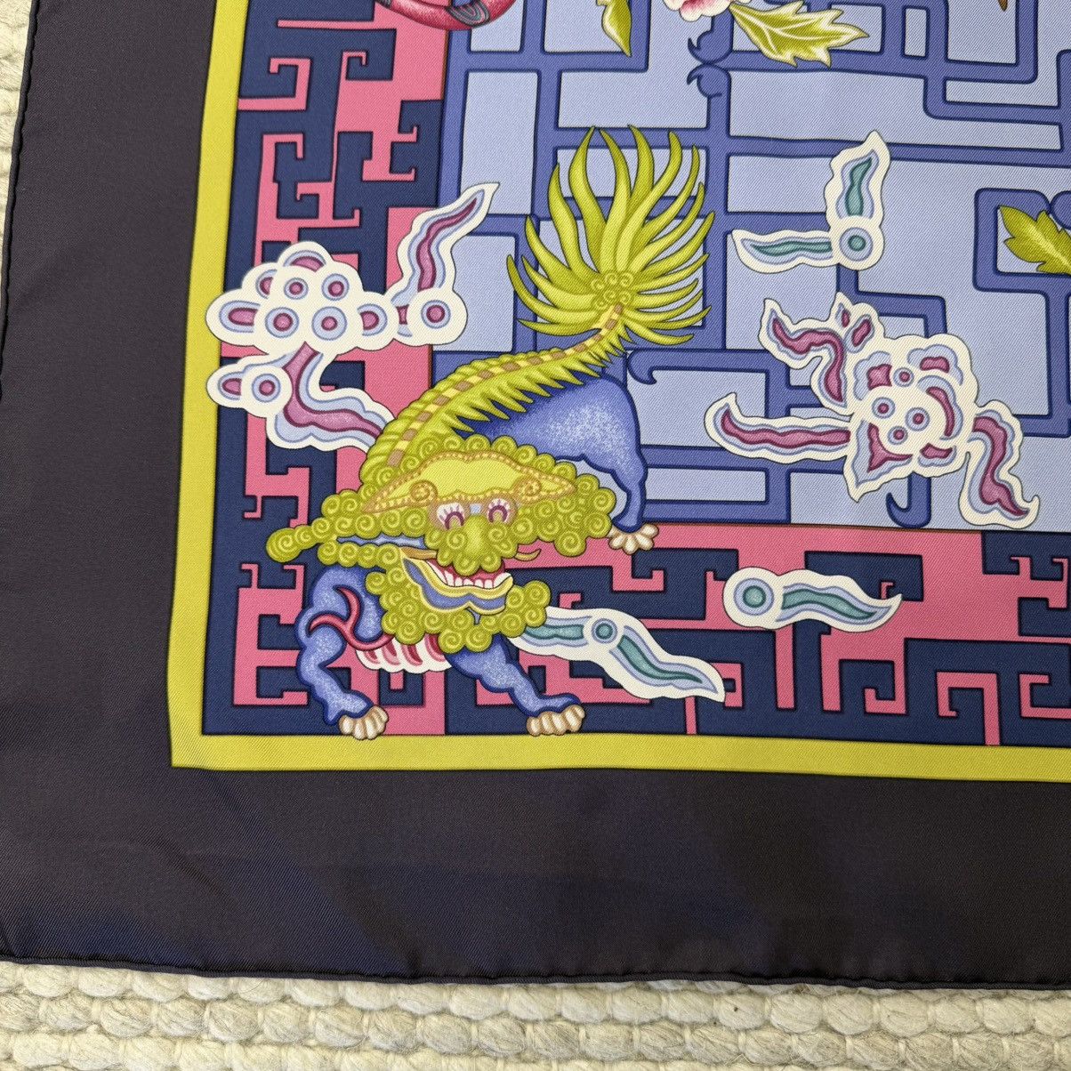 Hermes Hermes Scarf Carre 90 Turandot Silk Authentic Hidaka Natsuno Size ONE SIZE - 9 Thumbnail