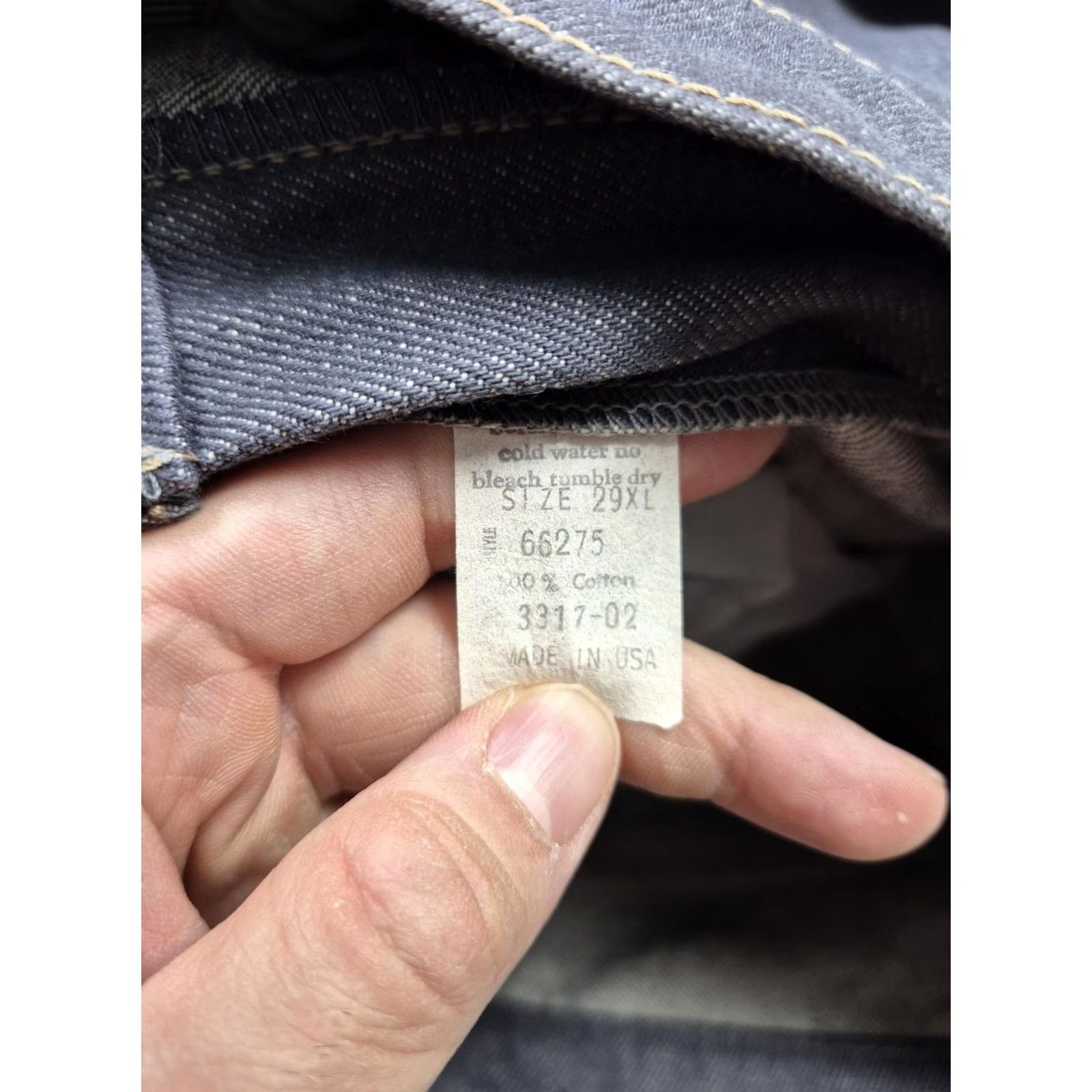 Bill Blass VTG Bill Blass Jeans Mens 29x35 Blue Straight Leg Denim Casual Slacks USA NWT Size US 29 - 7 Thumbnail