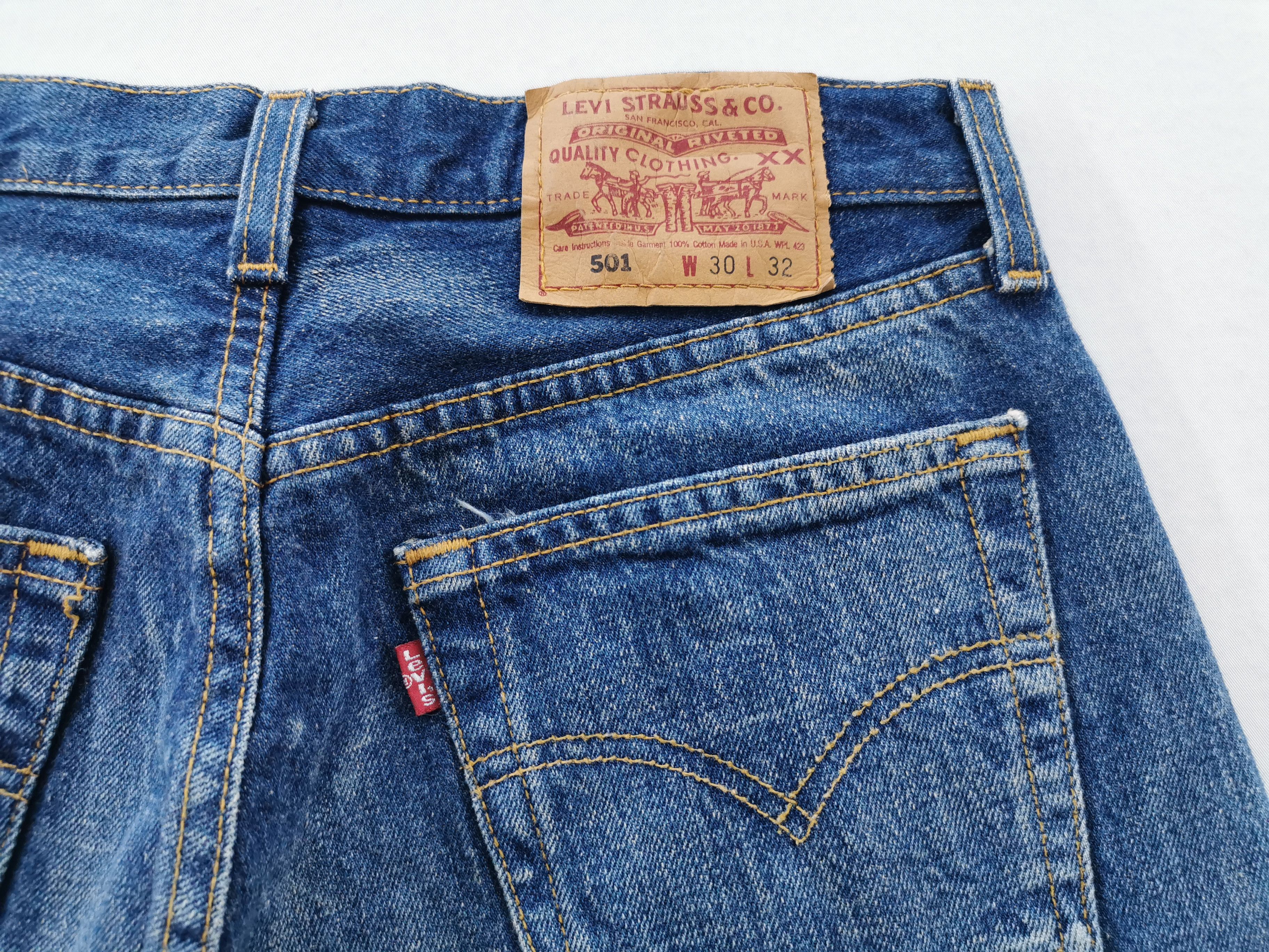 Levi's Vintage Levis Lot 501 Denim Jeans Made In USA Size 27/30x32 Size US 27 - 7 Thumbnail