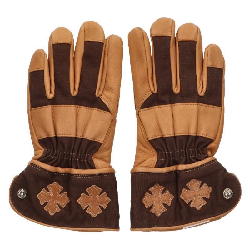 Chrome Hearts Chrome Hearts GLOBE CH Plus Leather Gloves Size ONE SIZE - 1 Thumbnail
