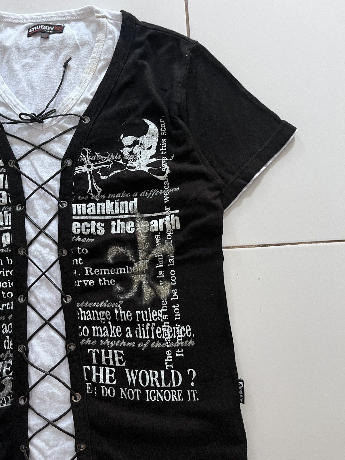 Japanese Brand Japanese Bad Boy Double Layers punk Size US M / EU 48-50 / 2 - 2 Thumbnail