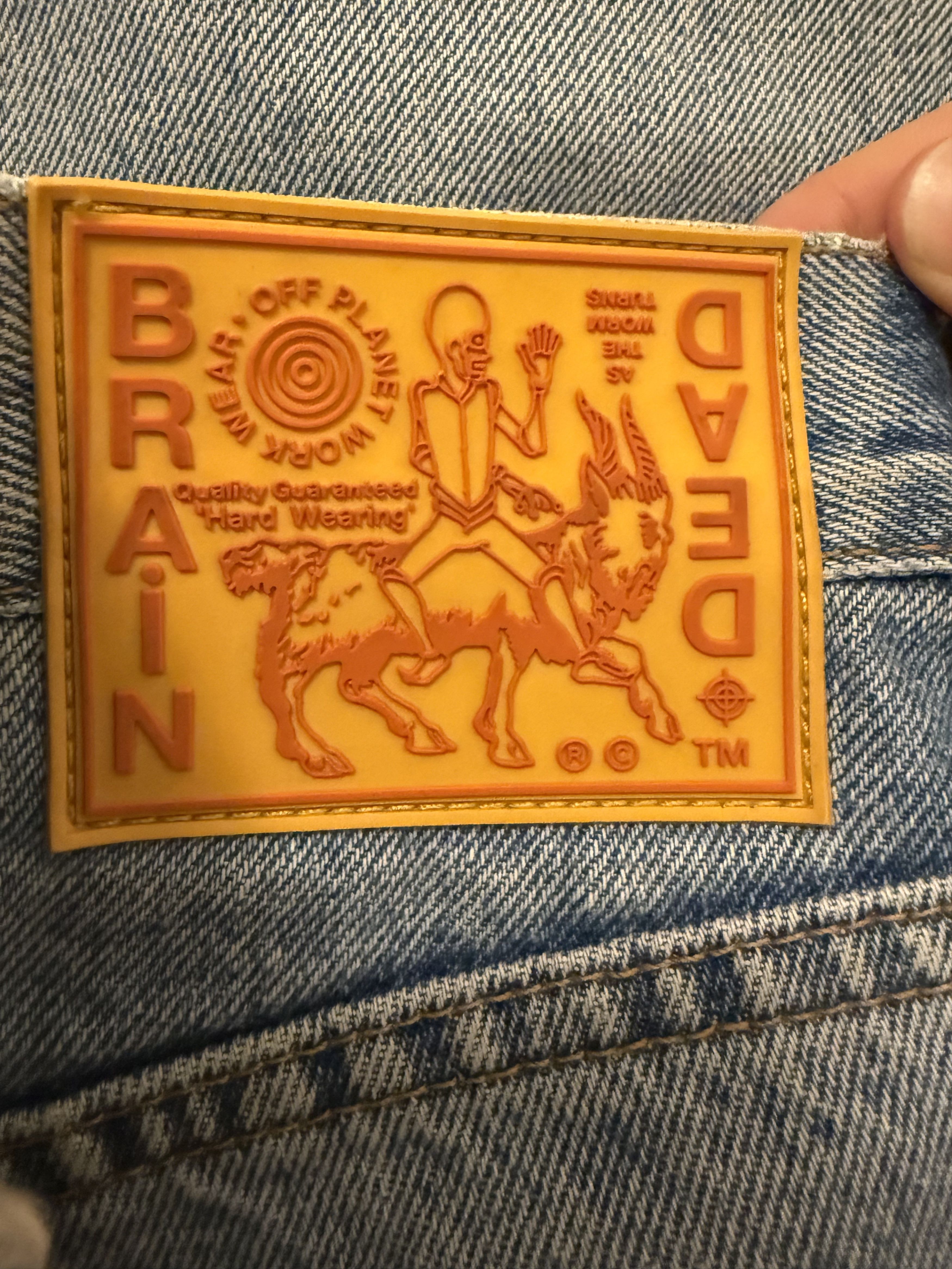 Brain Dead Brain Dead Blue Jeans Size US 32 / EU 48 - 2 Thumbnail